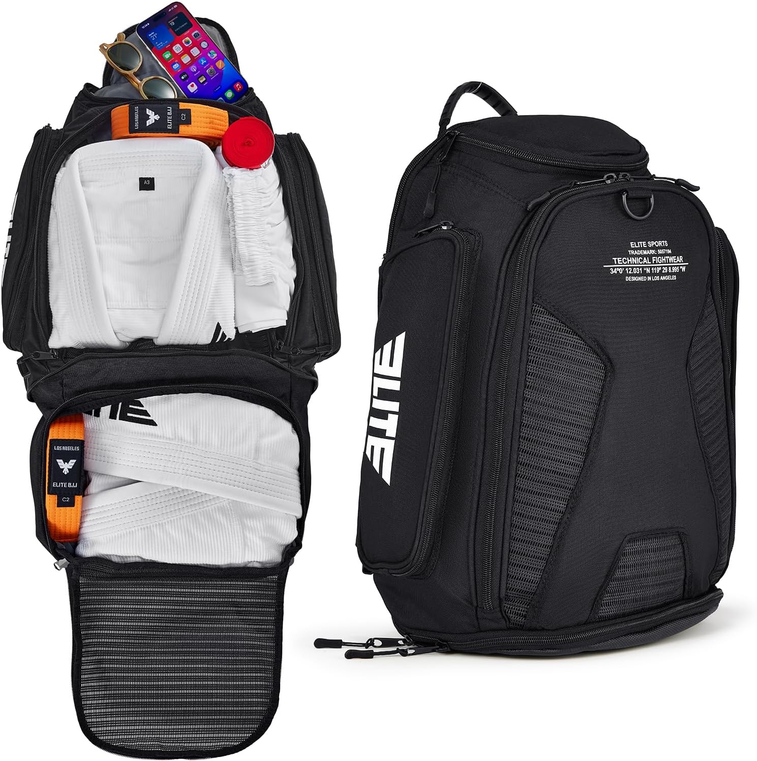 Elite Sports Jiu Jitsu BJJ Jaco Gym Duffel Backpack Kuwait Ubuy