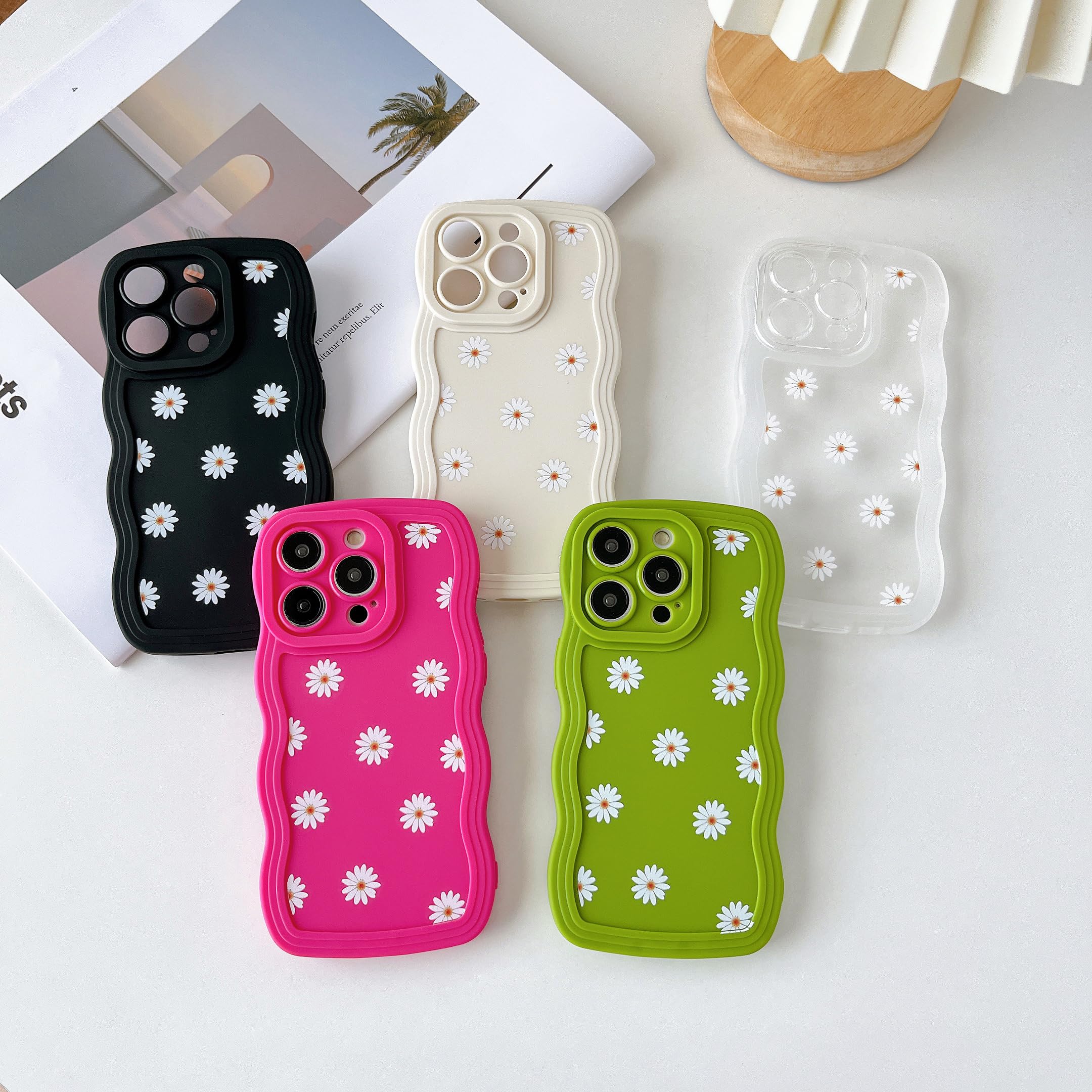 Amazon.co.jp: ZTOFERA iPhone 15 Pro ケース用、波状フレームケース