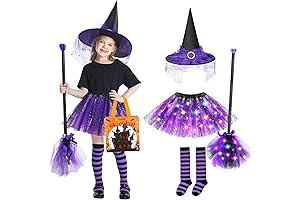 Light-Up Witchwear for Spooky Halloween Festivities