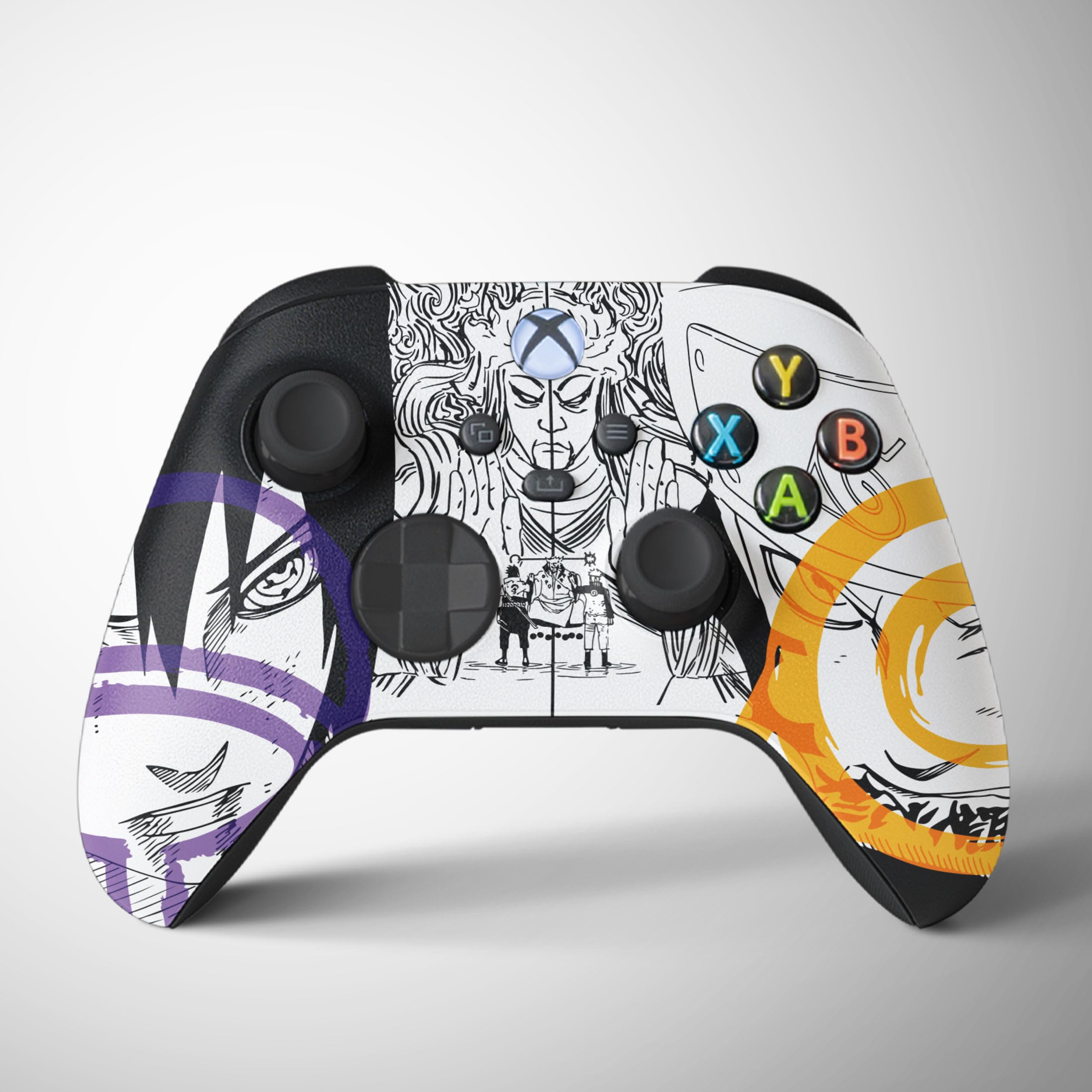 Sticker Xbox Série X Hokage, Autocollant Série X Manga, Console et Manette, Skin Gaming Xbox Serie X, Vinyle Habillage (2 Manettes)