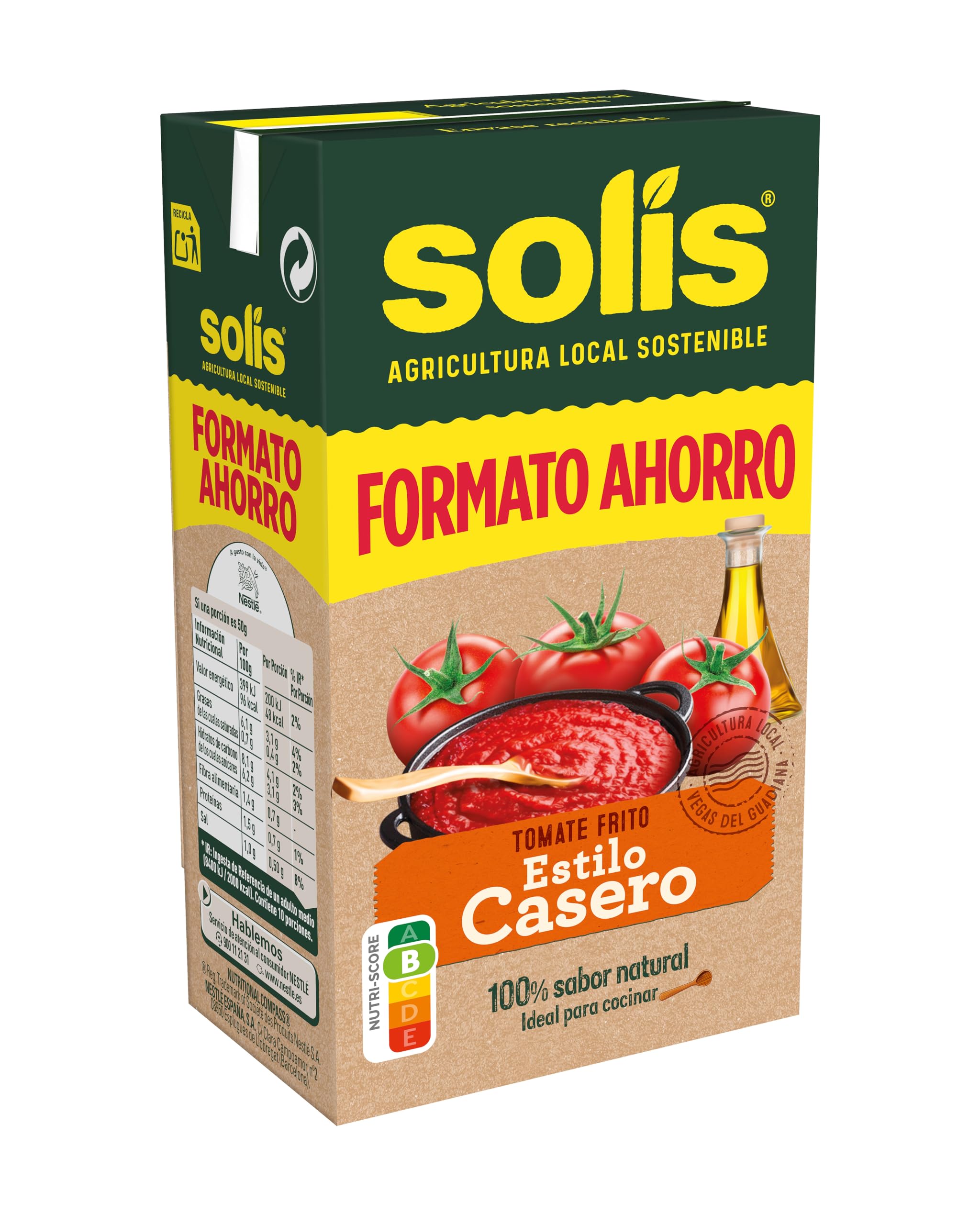 Solis Salsa de tomate COMBI CASERO 12 x 500 g