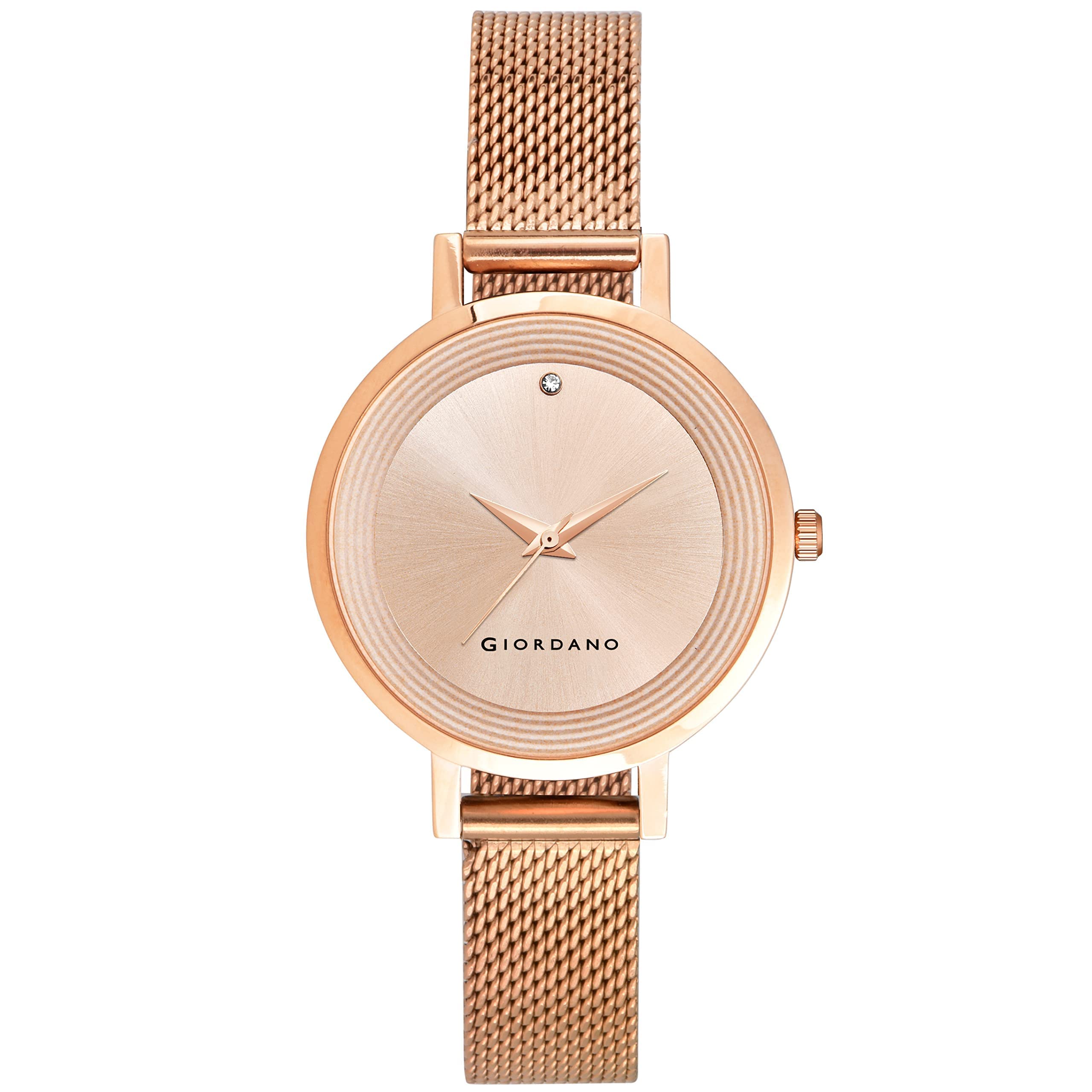 Giordano Fashionista Collection Stylish Analogue Watch for Women | Unique Design with Color Variant Mesh Metal strap | Ladies Wrist Watch to Compliment Your Look Ideal Gift for Women’s |Girls - GD4067 (B09KRVVFQG) Amazon Price History, Amazon Price Tracker