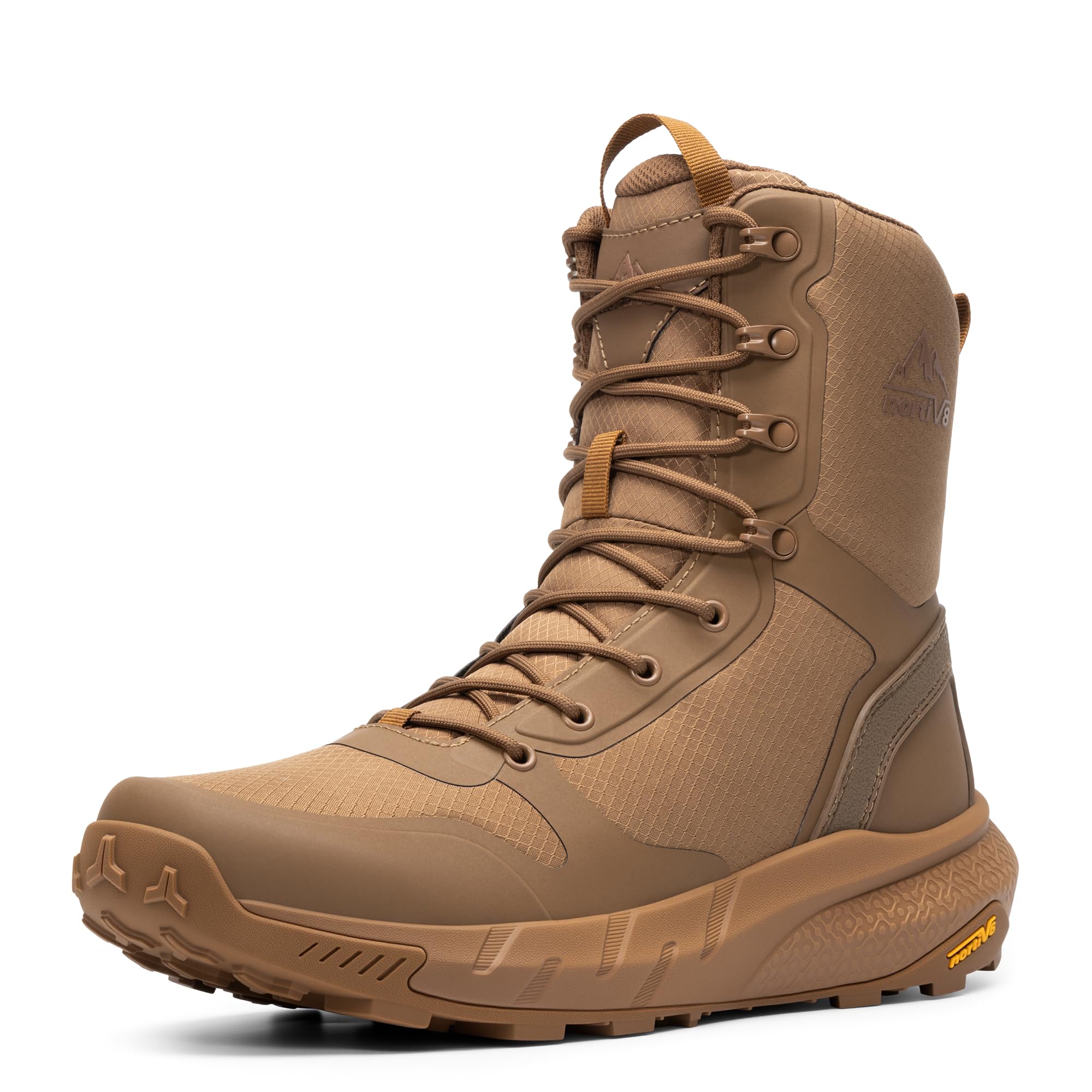 NORTIV 8 Hommes Rangers Militaire Bottes de Tactique,Bottes légères et Confortables pour le travail Toute la Journée, bottes de randonnée Metrostrike (20-23 cm)