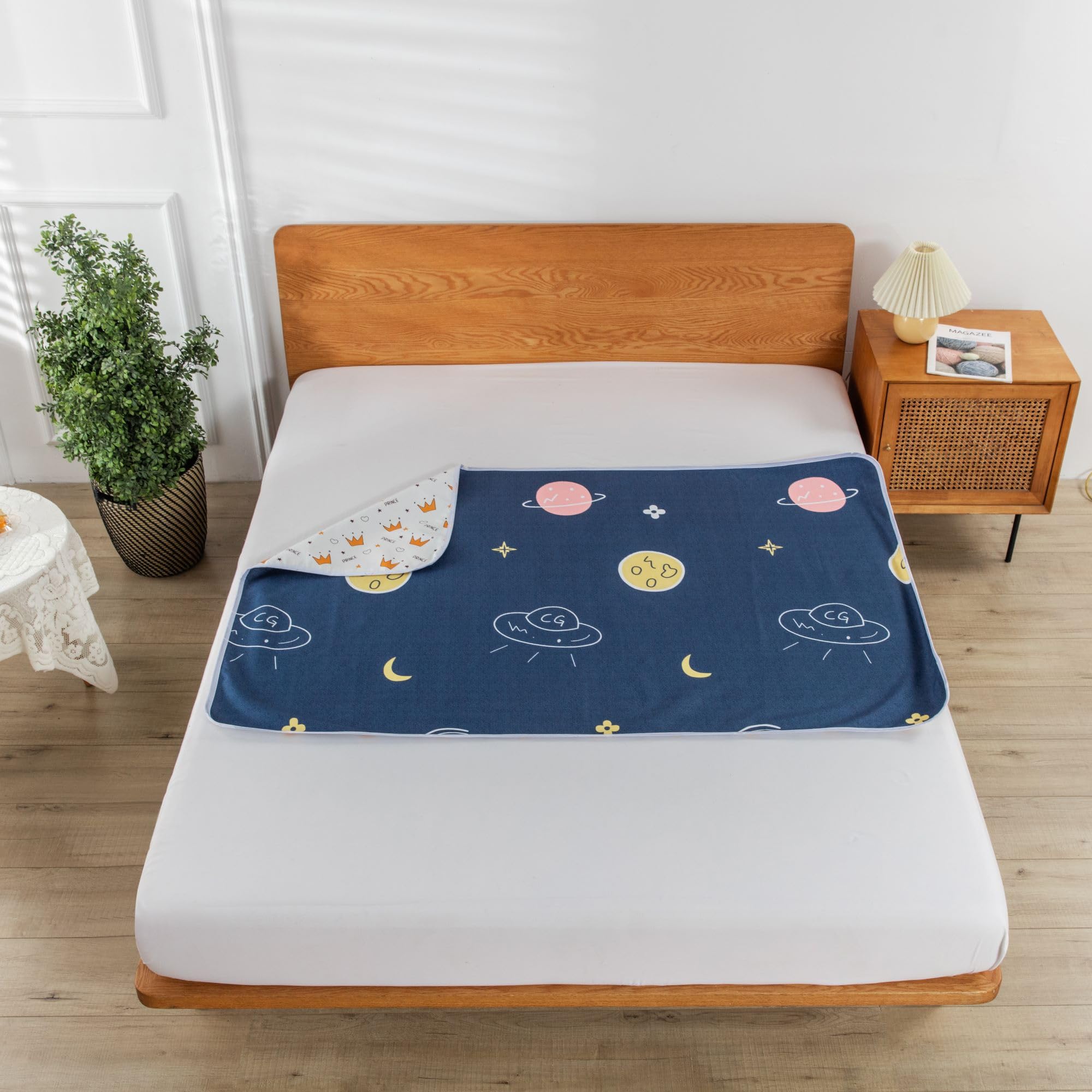 Wasserdichte Bettunterlage 70x90cm - Inkontinenz Schutz Wiederverwendbar