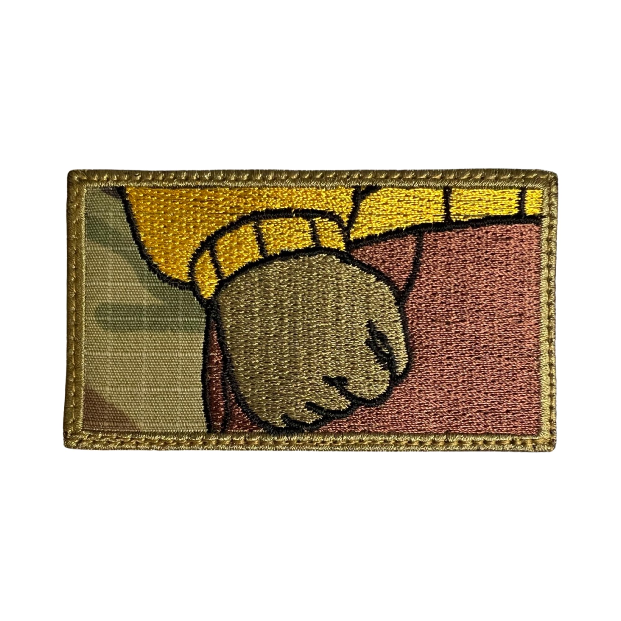 Almost SGT Arthur's Fist Meme Patch Multicam OCP - Funny Tactical Military Morale Embroidered Patches for Clothing Hook Fastener Backing