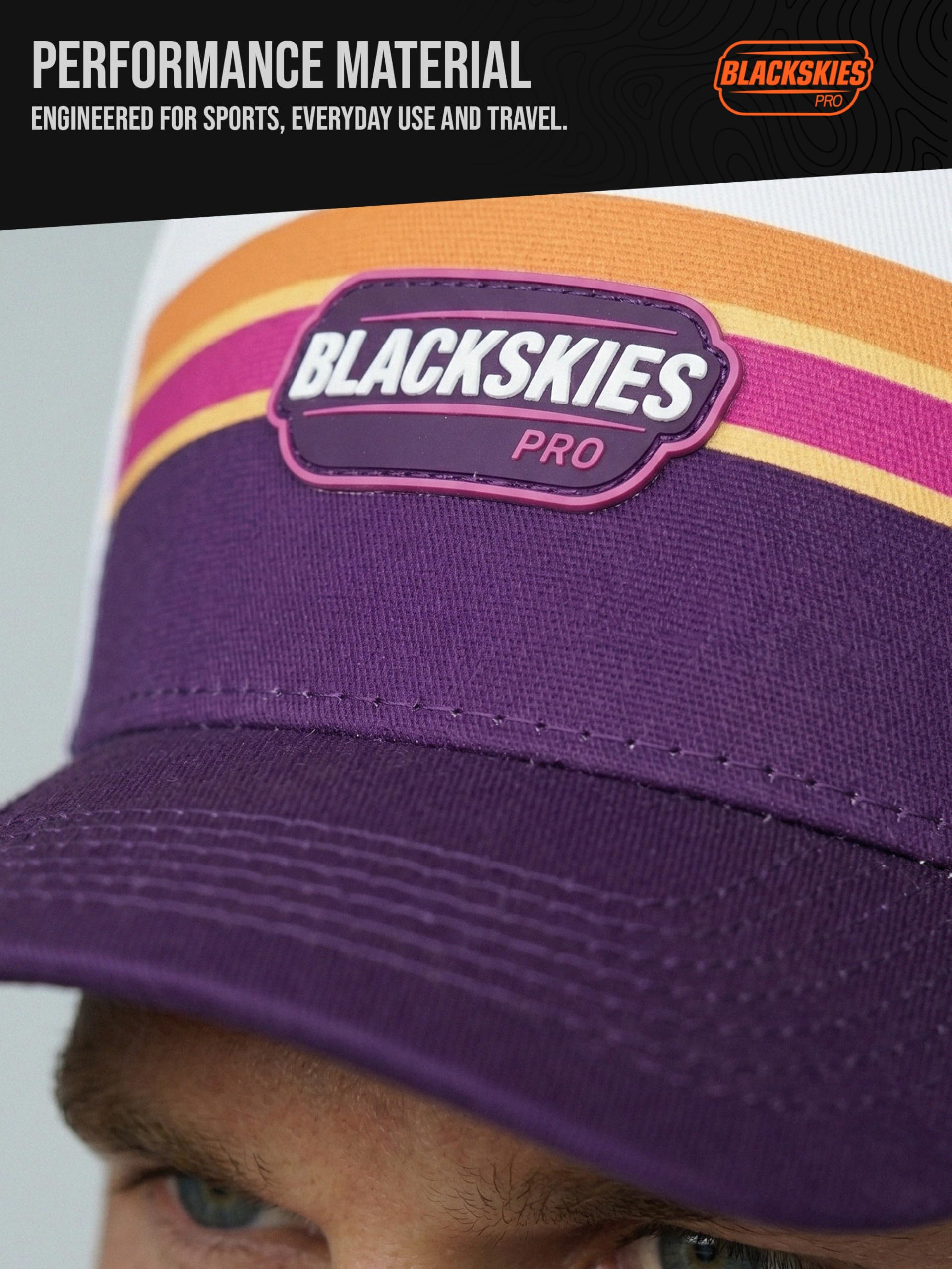Blackskies® PRO all Sports Performance Hat | Premium Unisex Wodoodporna czapka baseballowa | Nadaje się do wszystkich sportów | Gym Jogging Surfing Beach Yoga