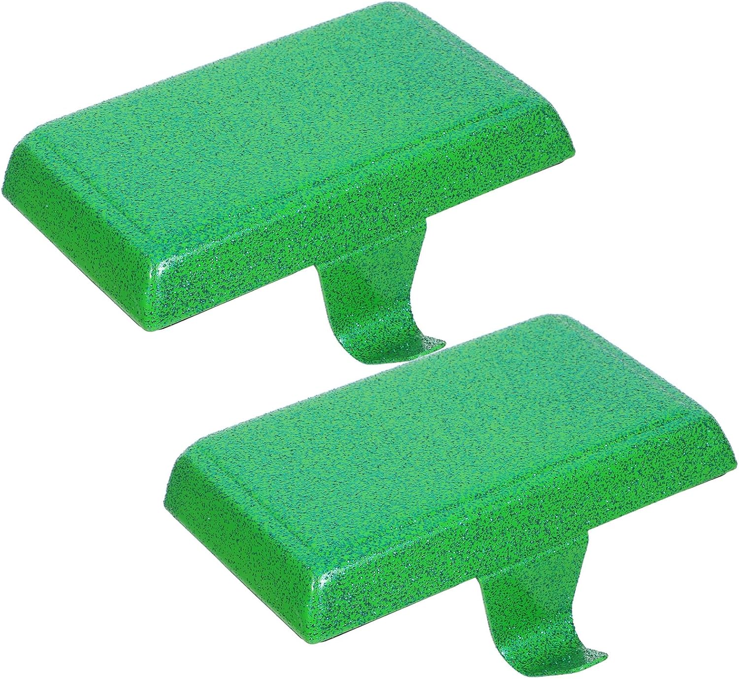 2pcs Christmas Stocking Hangers with Weighted Base, Metal Fireplace Mantel Hooks for Hanging Stockings, Festive Holiday Decoration for Xmas Mantle