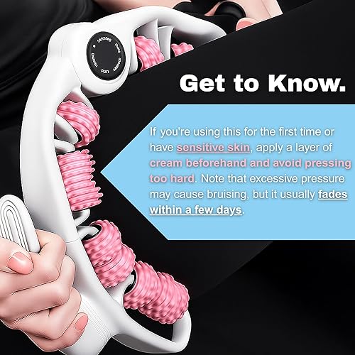 Miniatura 6 de Rodillo anticelulítico - Masajeador de drenaje linfático, herramienta de masaje para celulitis, fascista para contornear, herramienta para dolores