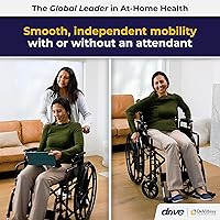 Vista 2 de Silla de ruedas ligera Drive Medical Rebel, rojo