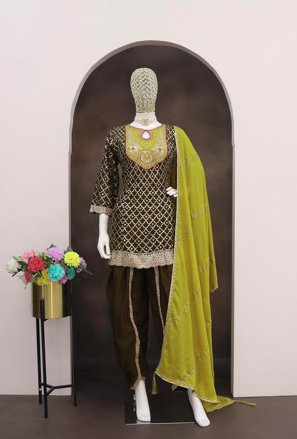 STELLACOUTURE indian pakistani ready to wear salwar kameez embroidered eid festival wedding party for women 2919-O