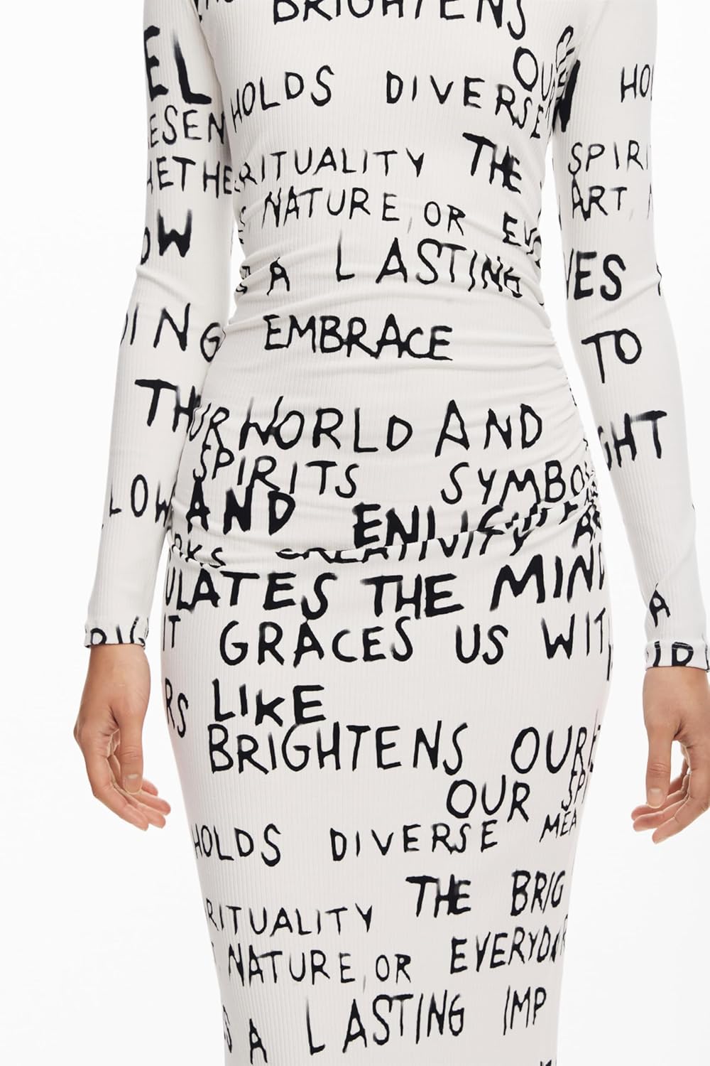 Desigual Women's Woman Knit Dress Long Sleeve