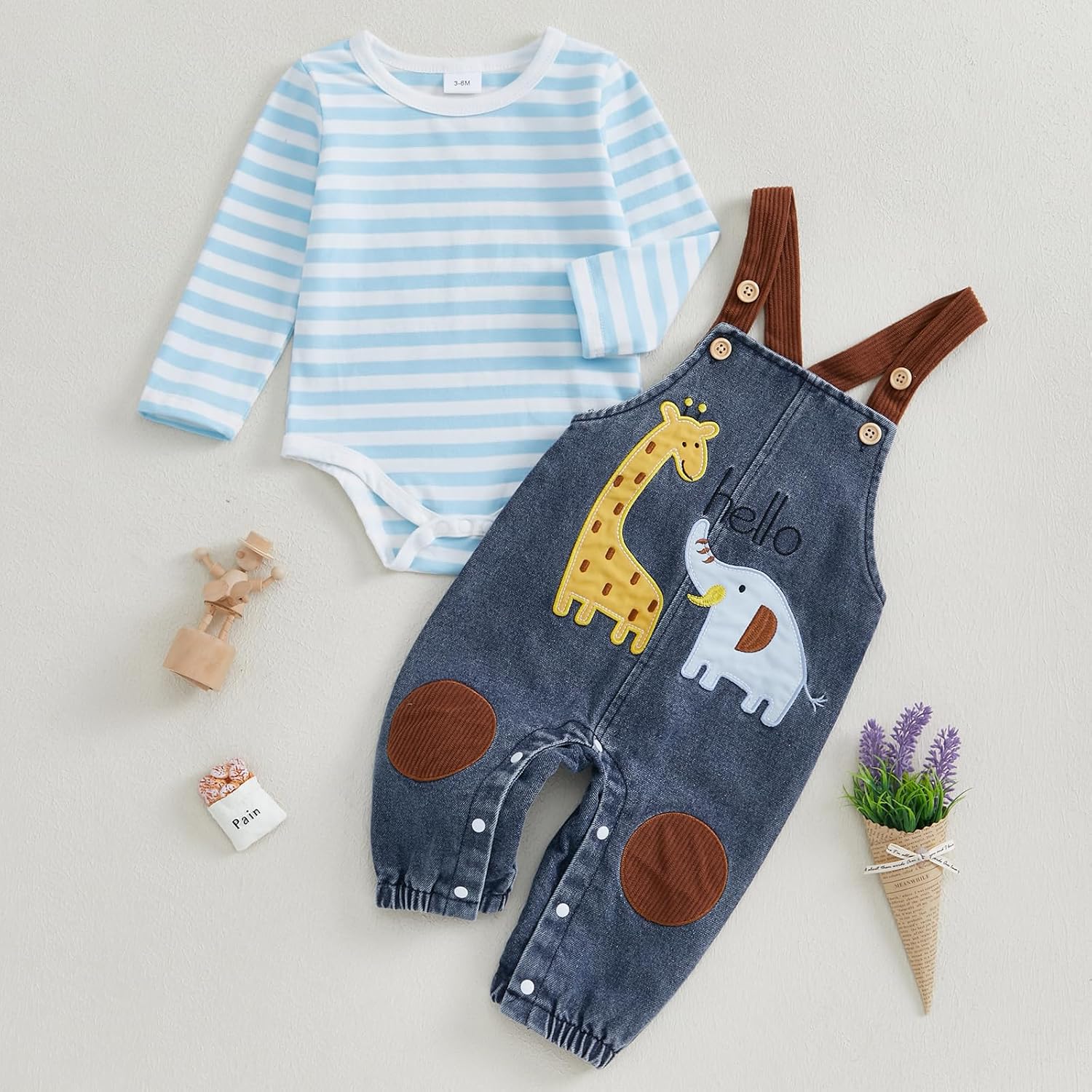 a blue giraffe
