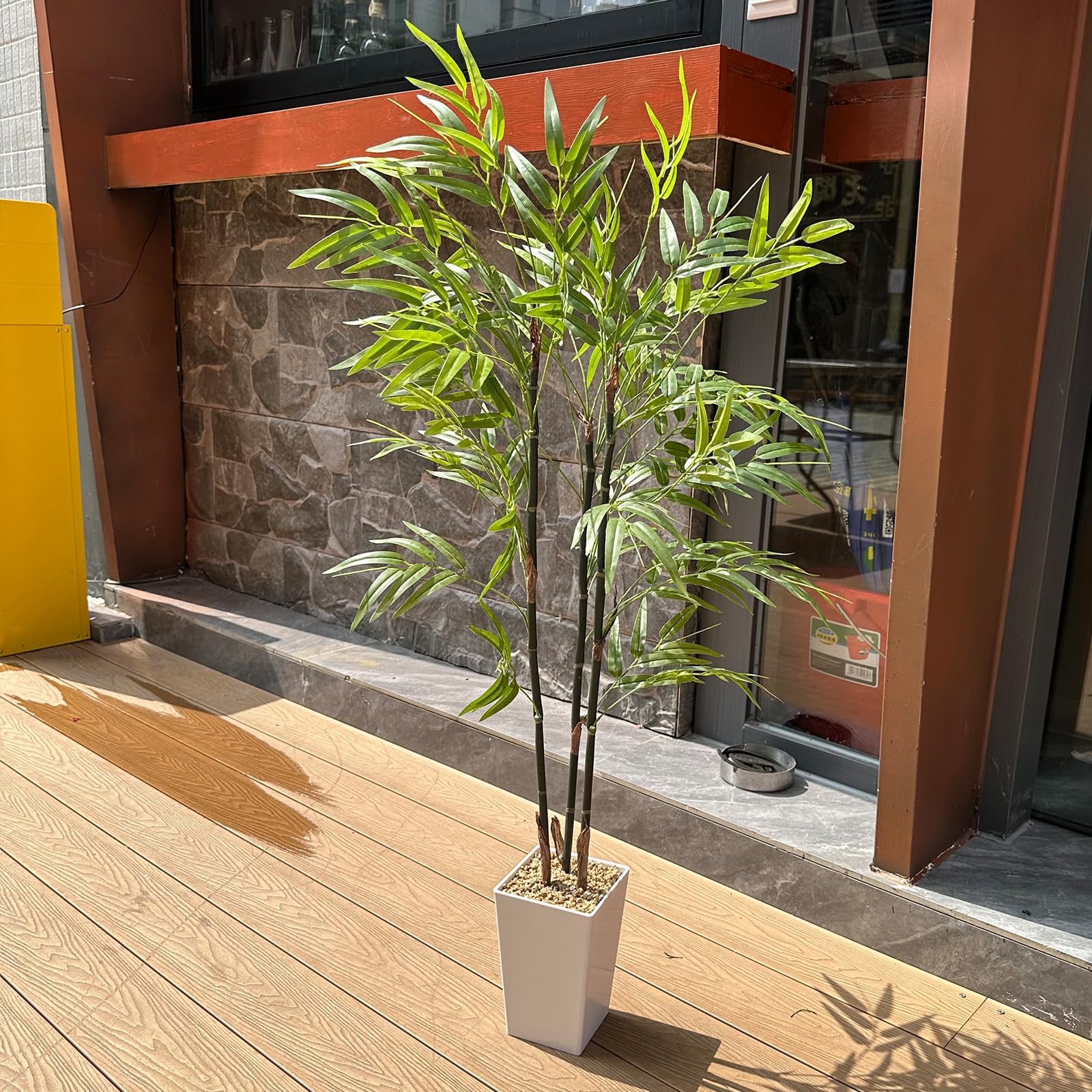 光触媒 人工観葉植物 パキラ1.8メートル