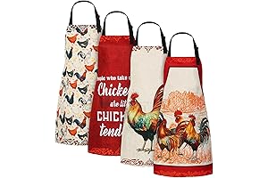 4 Piece Stylish and Practical Chicken Aprons