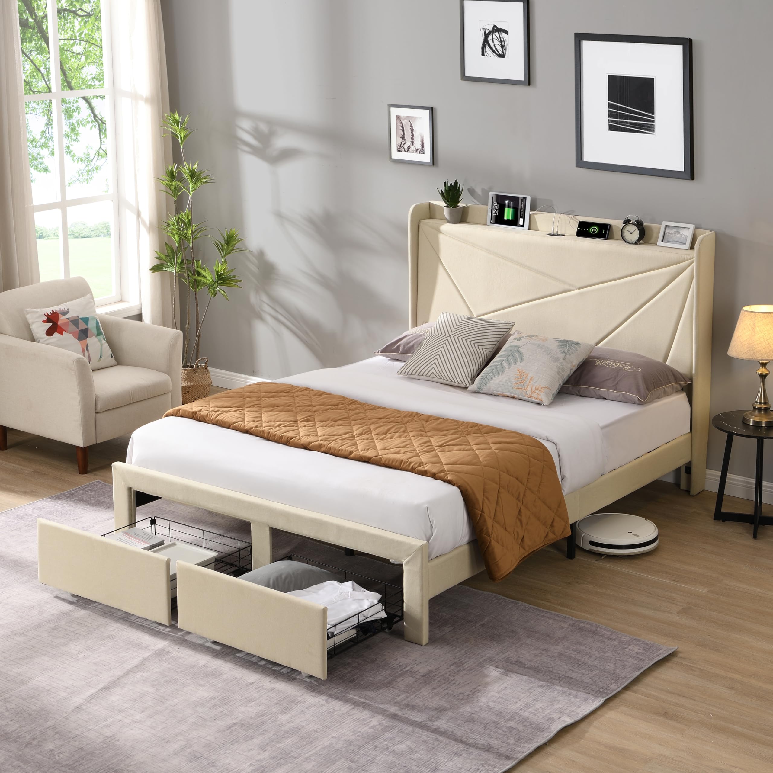 Livavege Full Size Bed Frame