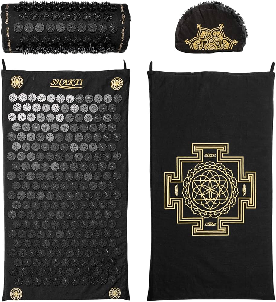 究極のシャクティセット オリジナル（レベル2）ブラック Amazon.co.jp: 【正規品】シャクティ 指圧マット・枕 究極セット