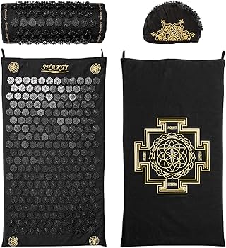 SHAKTI シャクティマット & 枕 ブラック レベル２ 【正規品】 Amazon.co.jp: 【正規品】シャクティ 指圧マット・枕 究極セット