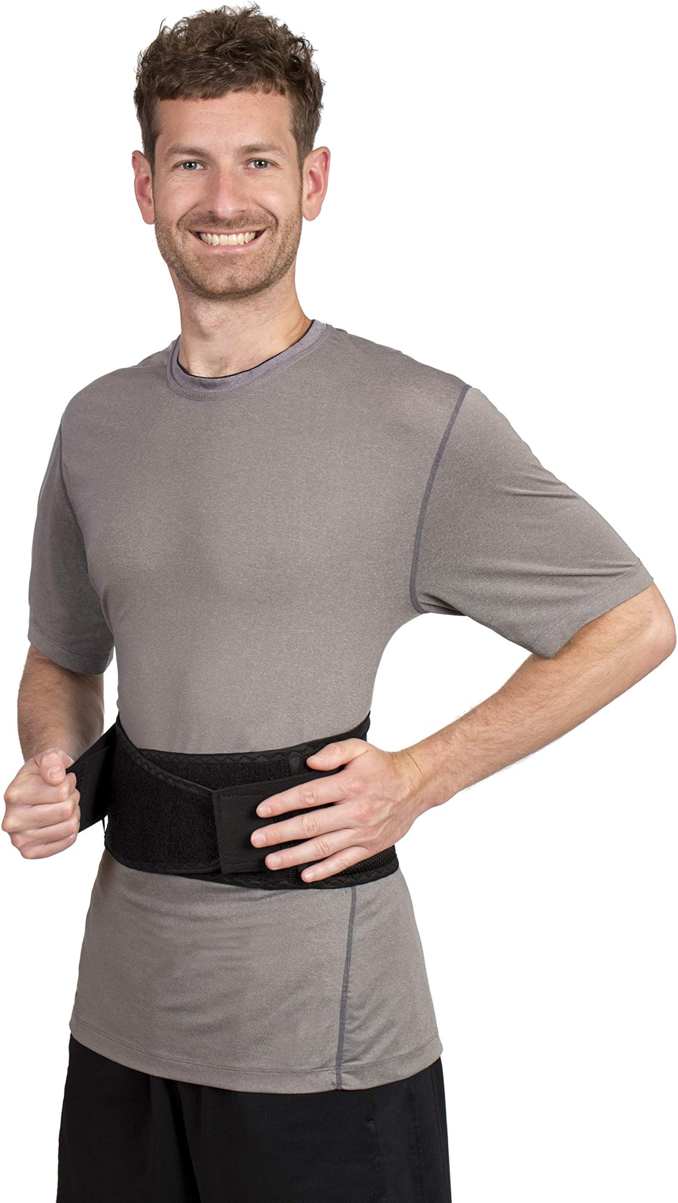 FitPro Adjustable Low Profile Mesh Back Support Belt, XX-Large, Amazon Exclusive Brand