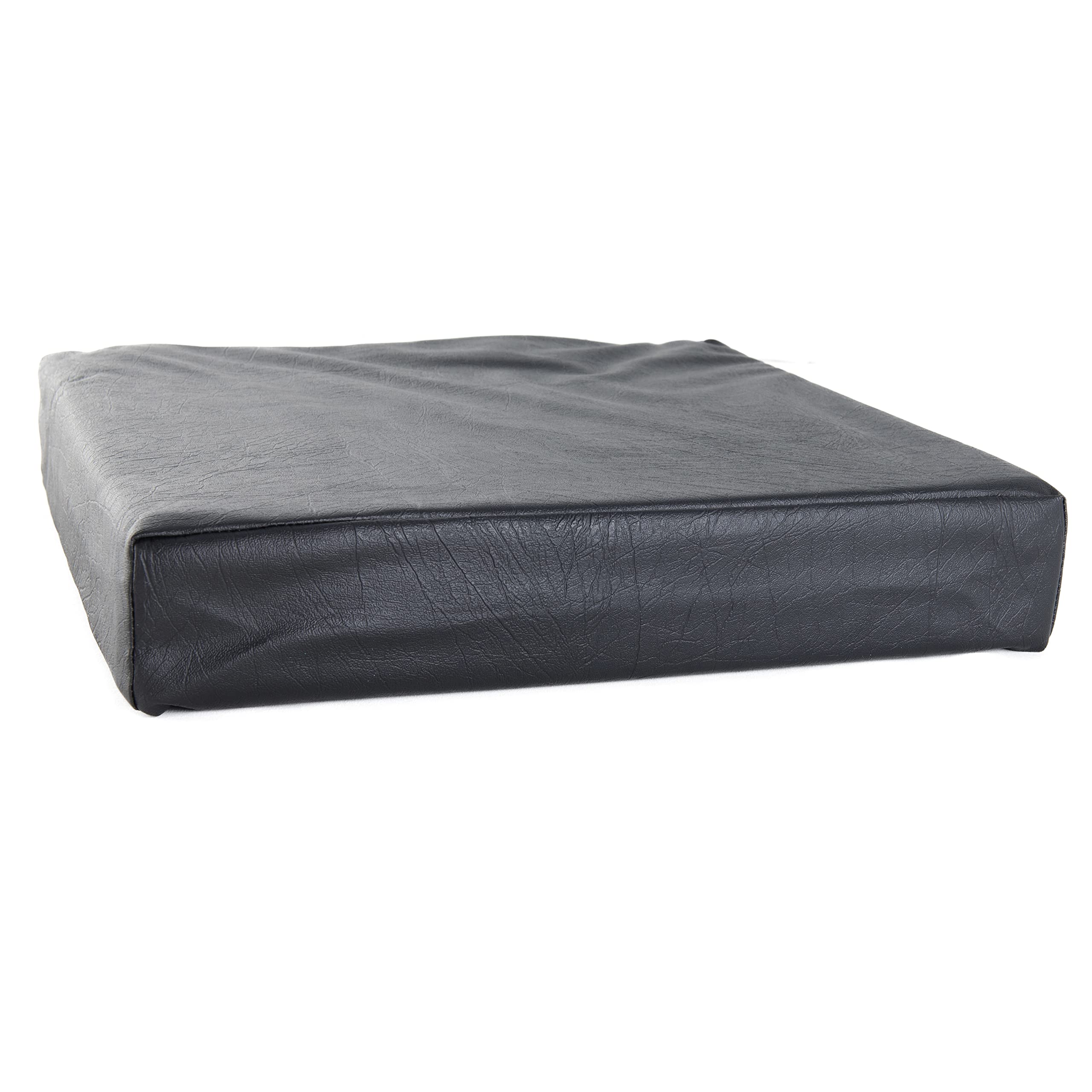 Kozee Komforts Vinyl Wheelchair Cushion - Comfortable & Supportive Sitting For Wheelchairs - High-Density Foam & Removable Cover - Choose Your Thickness - Size 16 X 16 X 2