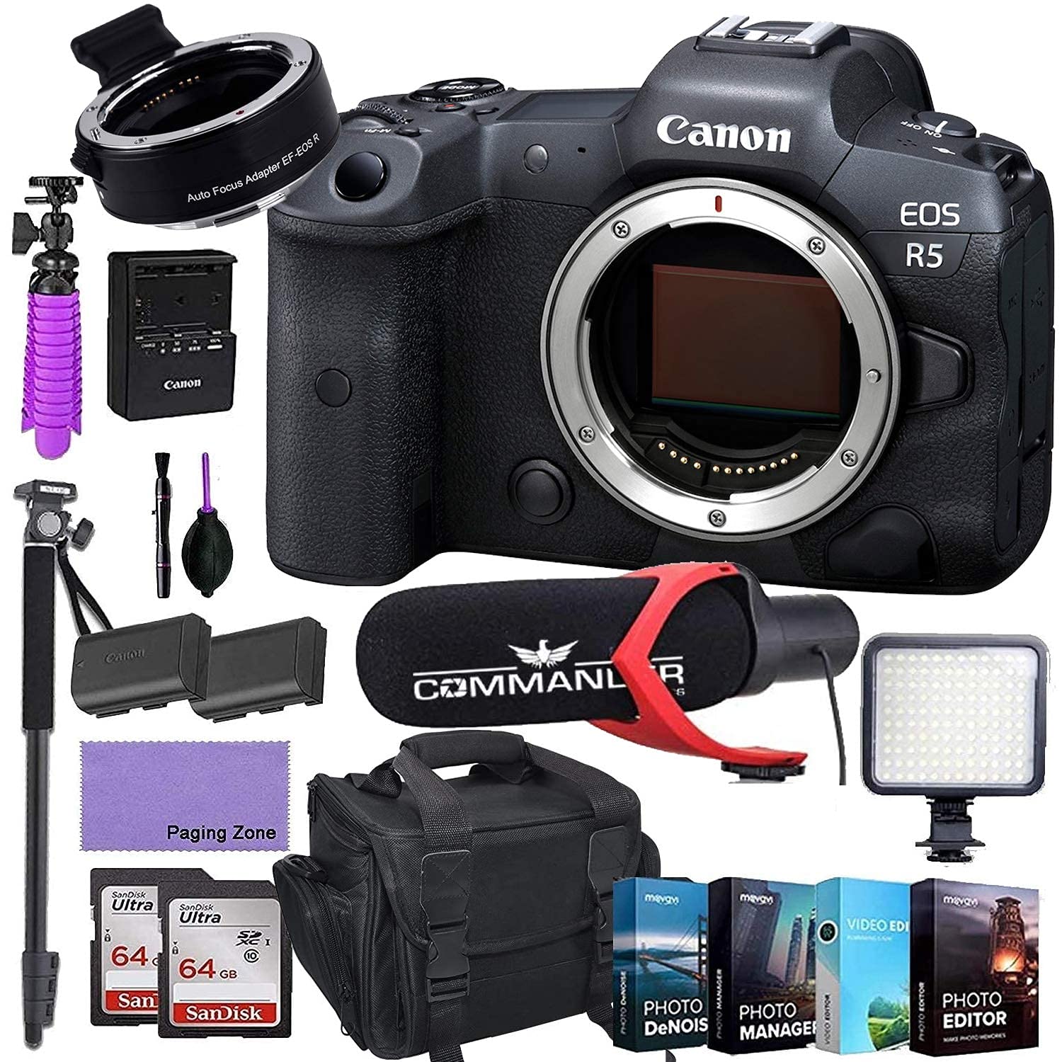 Canon EOS R5 ボディ＋BG-R10＋EF EOSR Amazon.com : Canon EOS R5 Mirrorless Digital Camera (Body Only