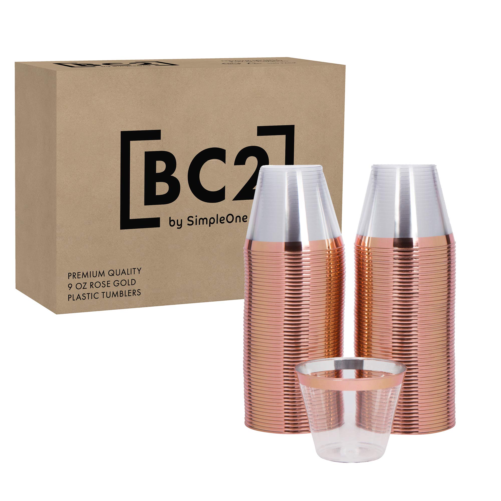 PLASTICPRO Vasos Desechables De Plástico Blanco De 12 Onzas Para Fiestas Y Bodas Paquete De 20