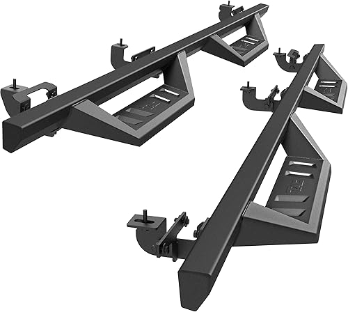 TAC Sidewinder - Estribos compatibles con Jeep Gladiator JT 2020-2025 de 4 pulgadas, barra de Nerf, balancín, deslizador, camioneta, accesorios