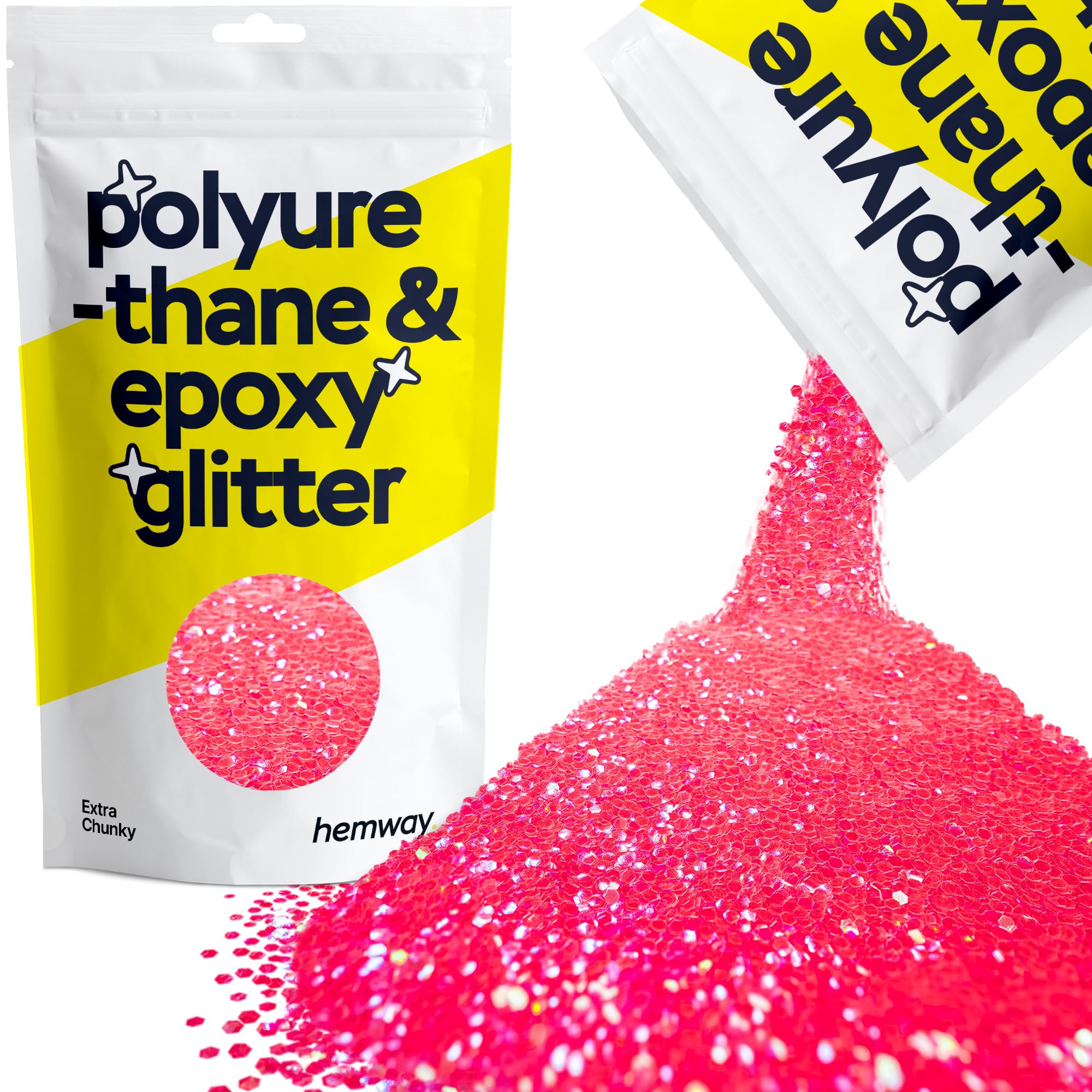 Hemway Resin Glitter Bronze Brown 100g Super Chunky | Polyurethane & Epoxy Glitter for Resin Crafts, Tumblers, Coasters, Floor & Table Art — view 54