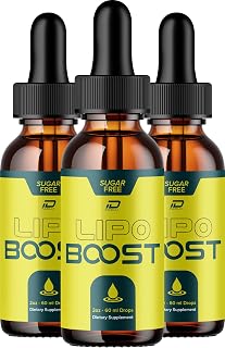 Lipo Boost Healthy Formula – LipoBoost Liquid Drops All Natural Healthy Levels Extra Strength Reviews (3 Pack – 3 Month Supply)