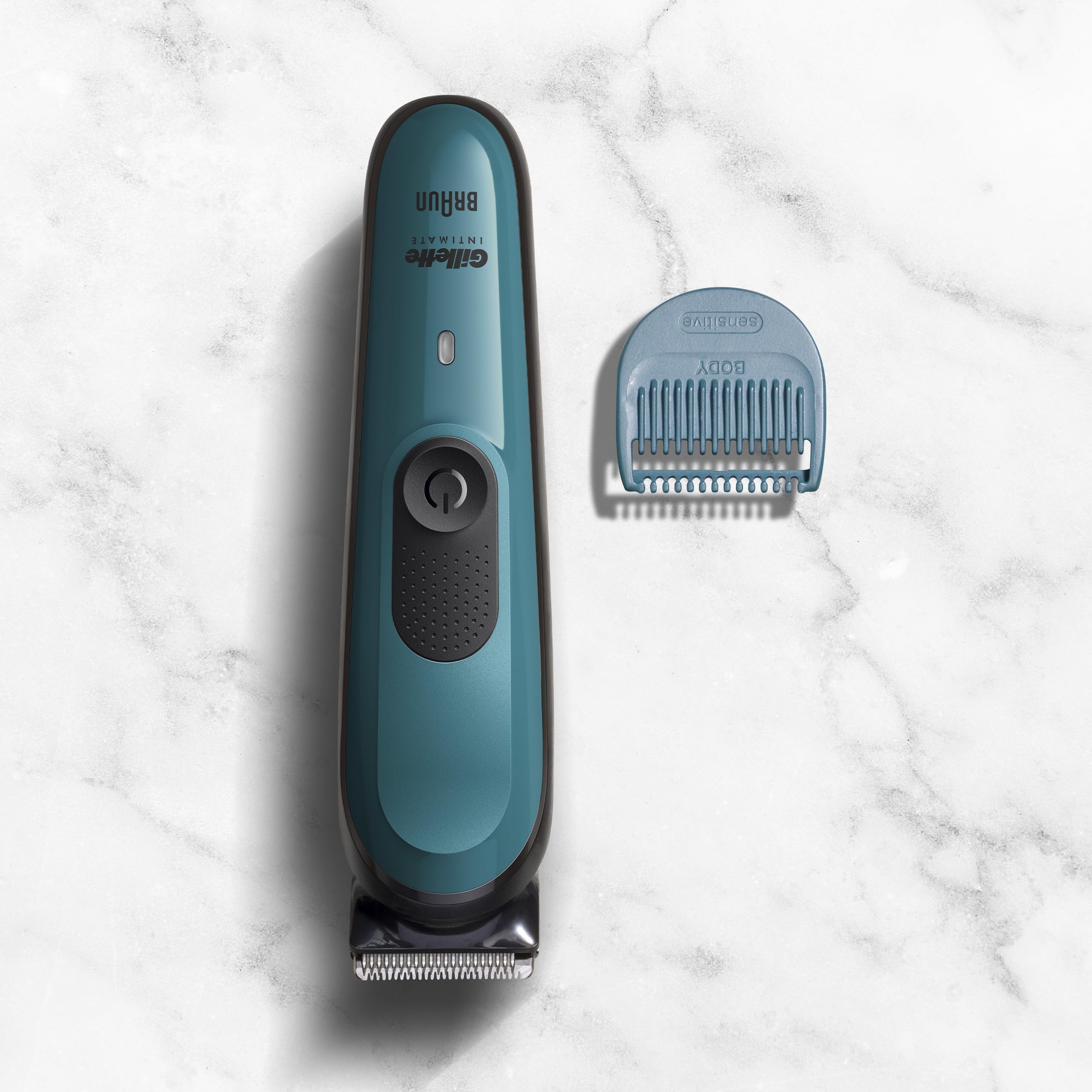 Gillette Intimate i3 Elektrischer Körperrasierer Herren, SkinFirst Intimrasierer, Wasserdicht, Kabellos