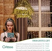 Vista 7 de Decoración de coche de cereza, 2 piezas de clips de ventilación para ambientador de coche de hoja de abeja, lindo retro dulce temático accesorios