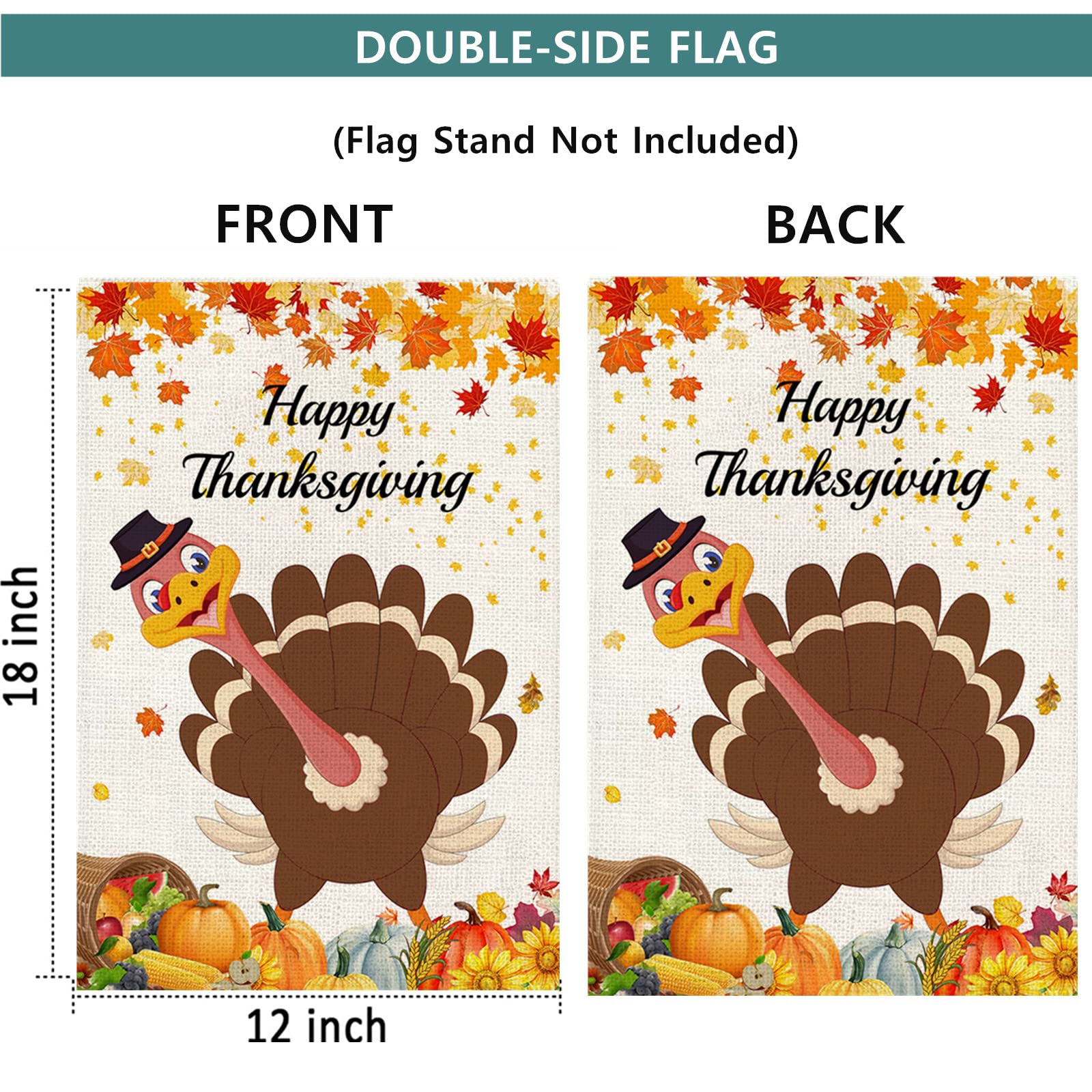 4 Festival-Flaggen 90x150 Cm – Halloween, Weihnachten, Thanksgiving, Für Party-Deko Indoor/outdoor