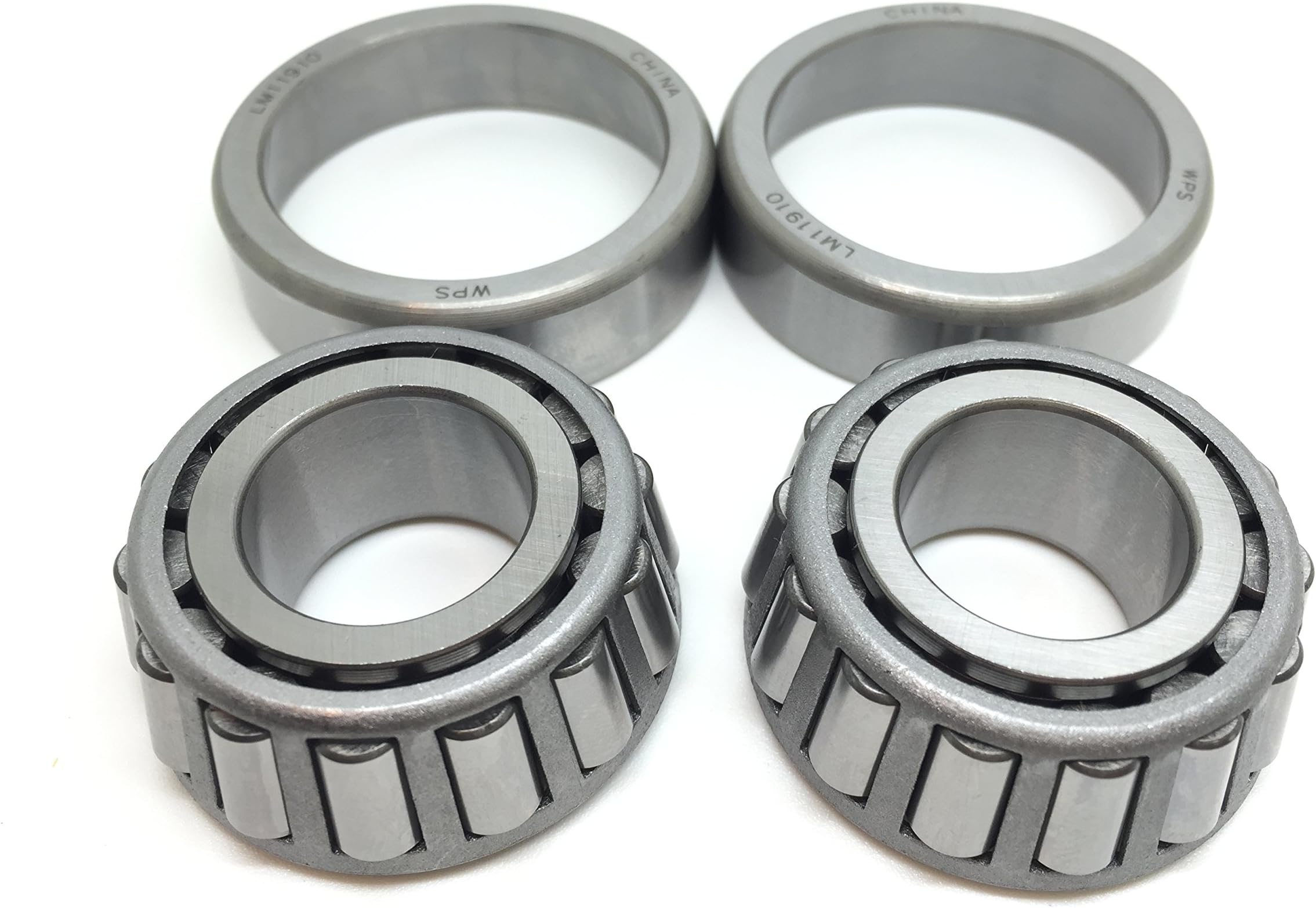 (Set of 2) Trailer/Agricultural Hub Wheel Bearing Set WPS (TM) LM11949 LM11910 I.D. 0.75'' x O.D. 1.781''