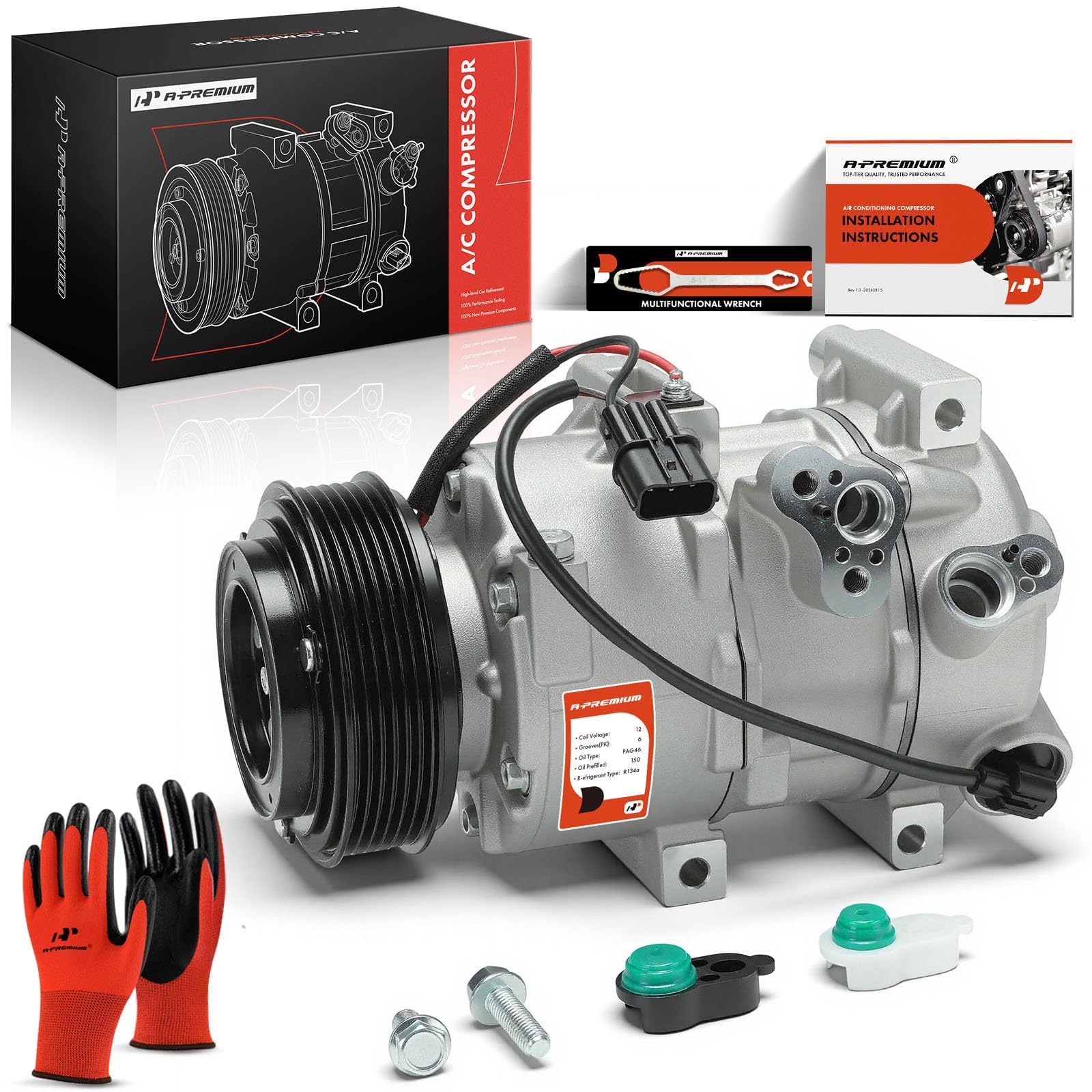 Photo 1 of A-Premium Air Conditioner AC Compressor with Clutch