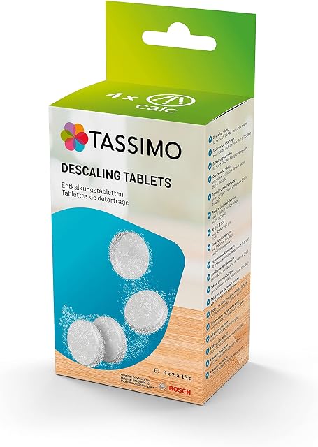 Tassimo by Bosch TCZ6008 Descaling Tablets - 8 Tablets