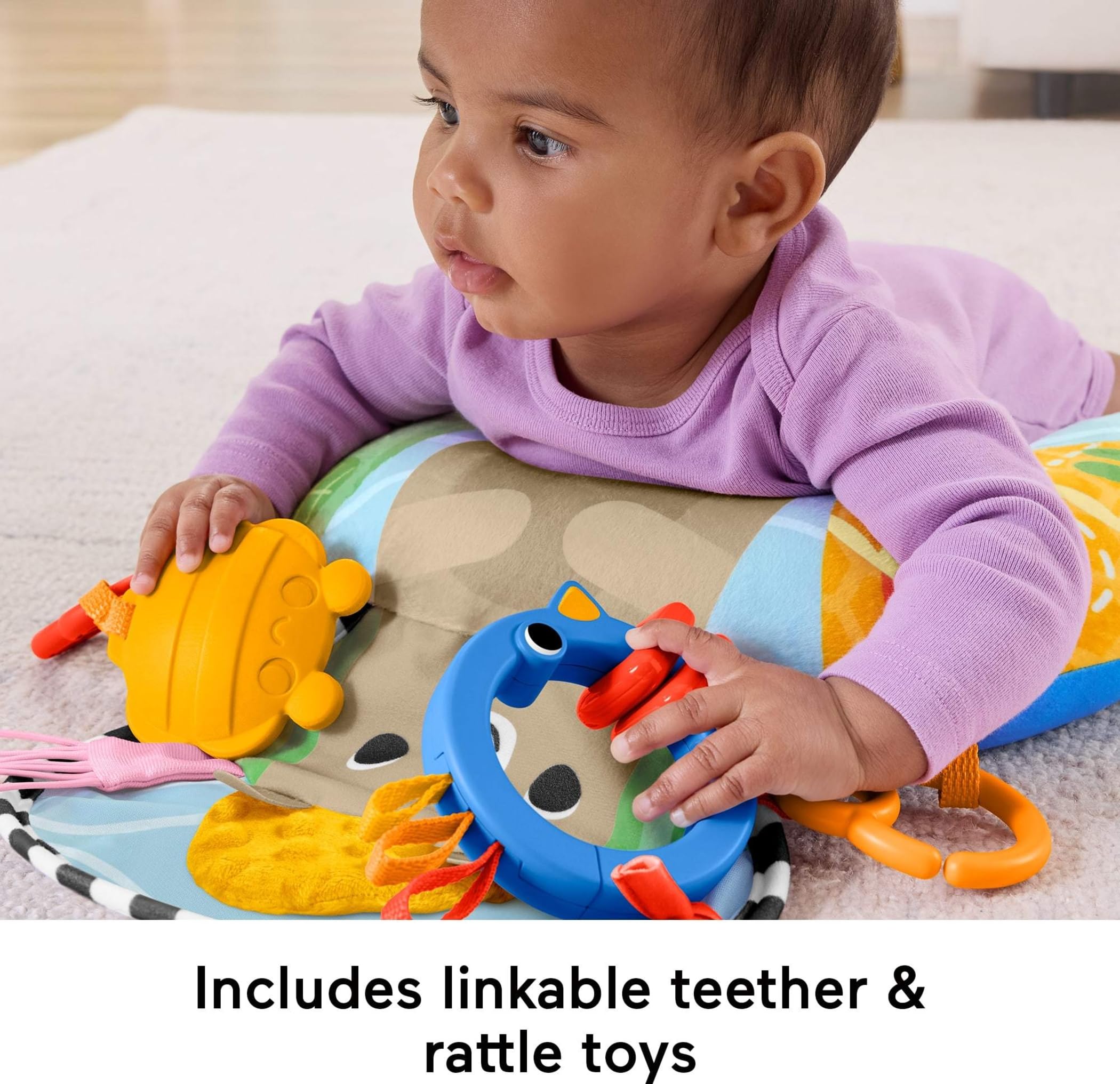 Fisher-Price Sensory Adventures Klin do zabawy na brzuszku