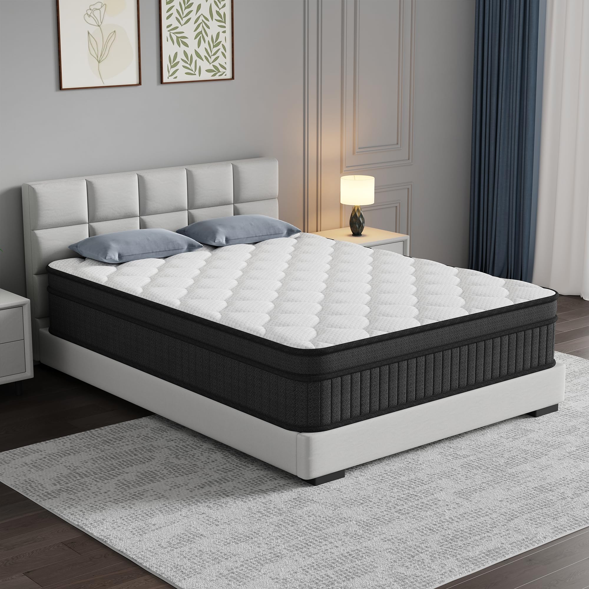 Photo 1 of 14 Inch Queen Mattress with Pocket Springs