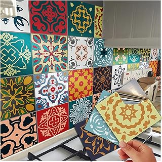 48 Tile Stickers kitchen Victorian Mosaic Sty...,