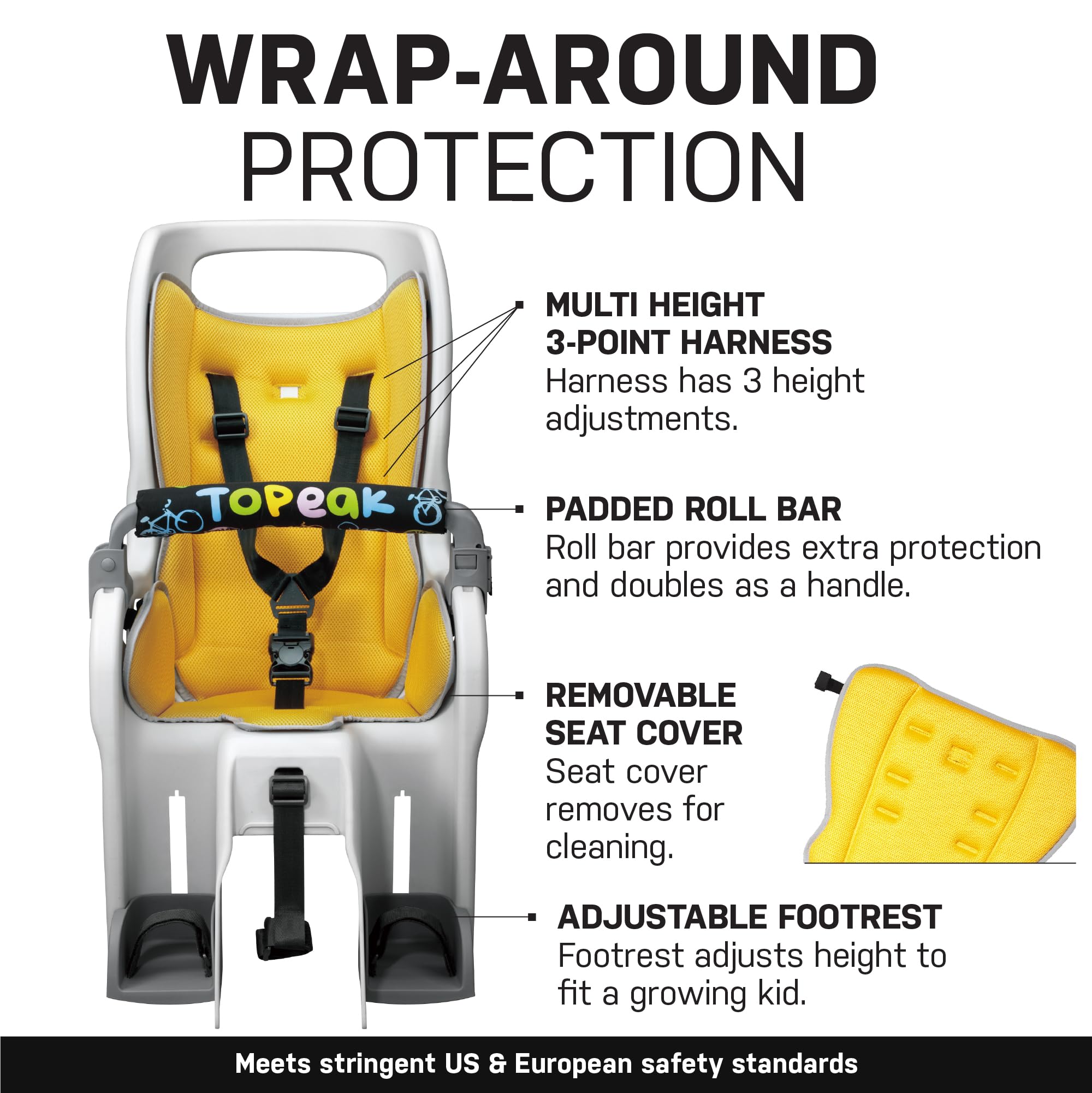 Amazon.com : Topeak BabySeat II (Without Rack) – Bike Seat with