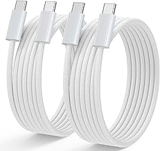 Cavo USB C 100 W, iPhone 15 16 [2 pezzi 1 M] USB C cavo di ricarica rapida PD3.0 USB tipo C cavo di ricarica per iPhone 15 16 Pro/Pro Max, iPad Pro/Air, Samsung S24/S23/S22, dispositivi di tipo C, ecc