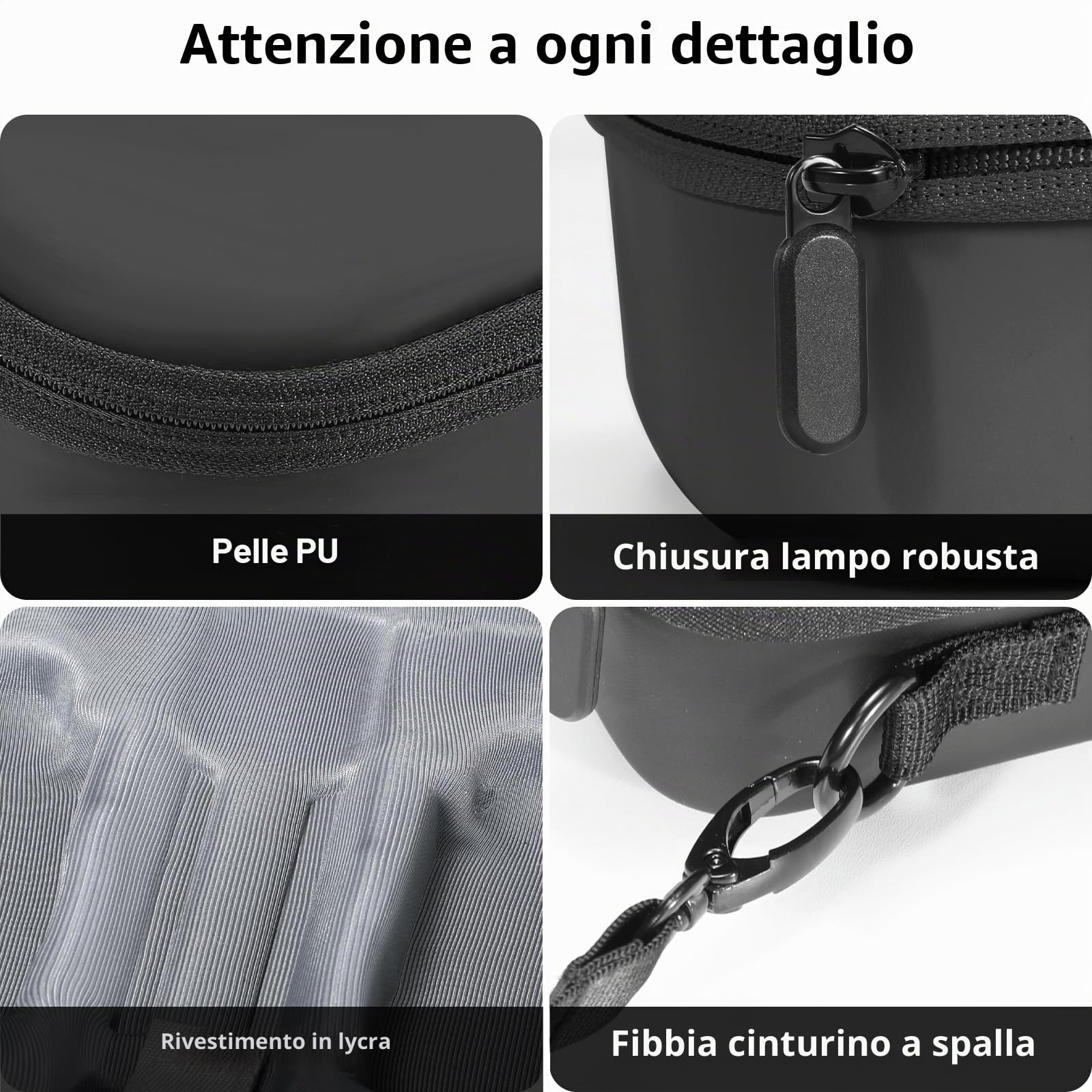 FPVtosky, borsa per Neo 2, borsa portatile in PU per accessori della drone DJI Neo 2 [Solo borsa]