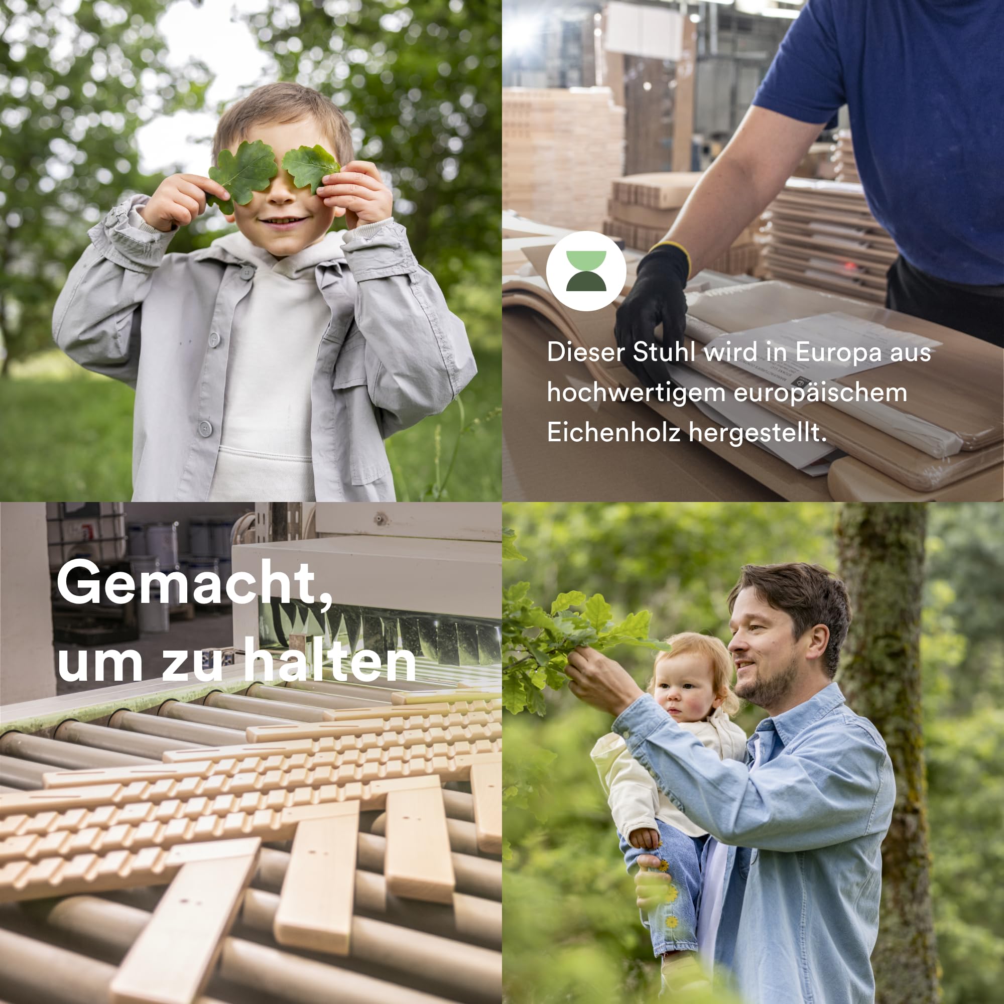 Stokke Tripp Trapp Hochstuhl, Oak Warm Brown/Warm Brown (inklusive Stuhl & Baby Set2) mit Newborn Set - Sicheres, verstellbares, ergonomisches Design