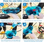 focopot Bike Chain Cleaner Kit Including Cleaning Brush Tool,Bicycle Chain Lube,Cleaning Agent and Scrubber for Cleaning Mountain/MT/Road/BMX Bike