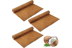 Coco Plant Liner: 3 Rolls of Natural Beauty for Your Plants and Pets