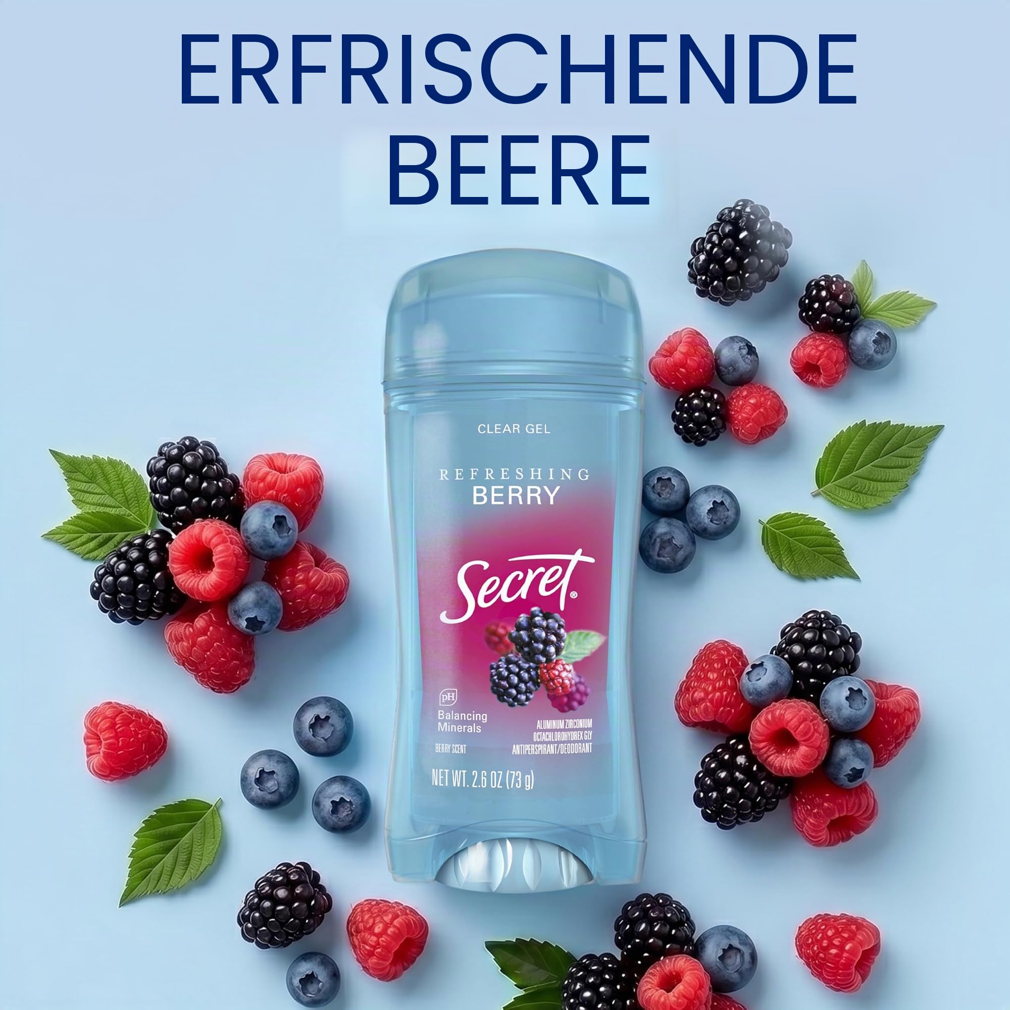 Secret Scent Expressions So Very Summerberry Clear Gel Antiperspirant/Deodorant, 160 ml (Pack of 2), So Very Summerberry, 150 ml