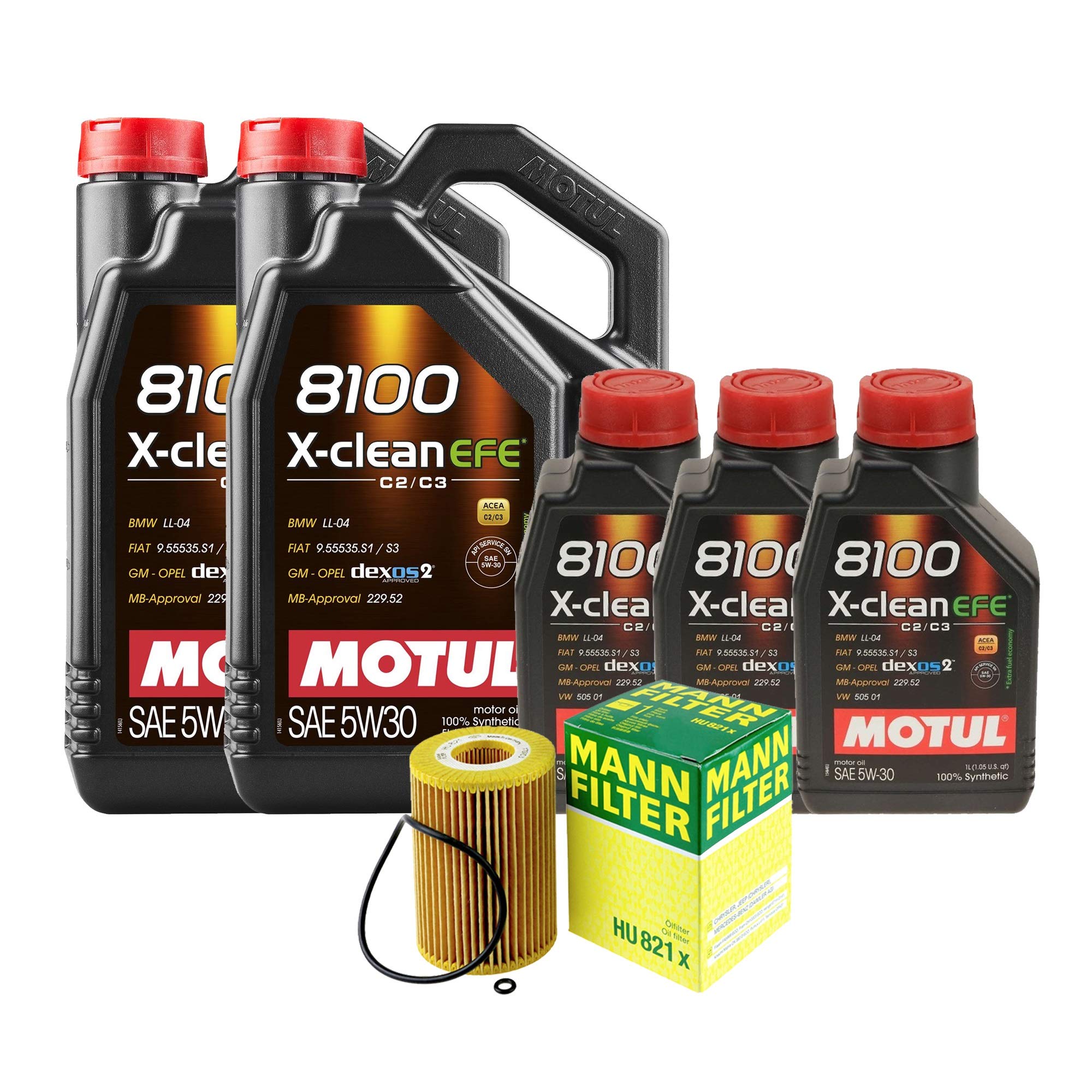 Newparts 13L 8100 X-Clean EFE 5W-30 Filter Motor Oil Kit for Sprinter 2500 3.0