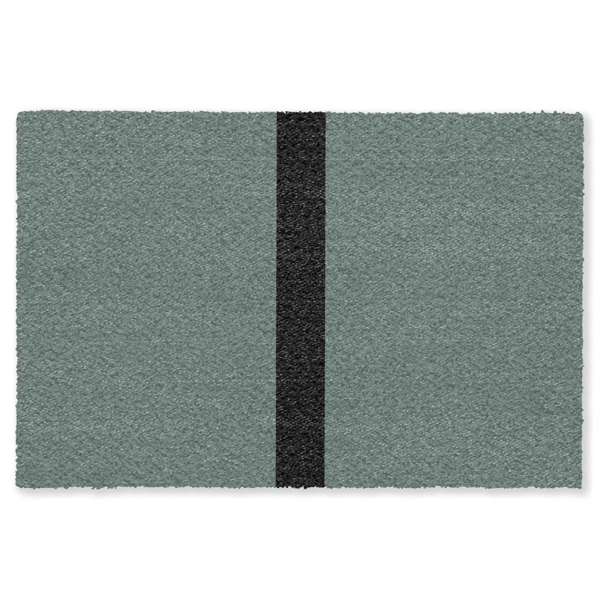 Alfombra Salon Rectangular 120x80 cm Alfombras Habitacion Dormitorio Tapete Sala Quarto Tapetes Matrimonio Modernas Antideslizante Verde - Negro - Rayas - Minimalista
