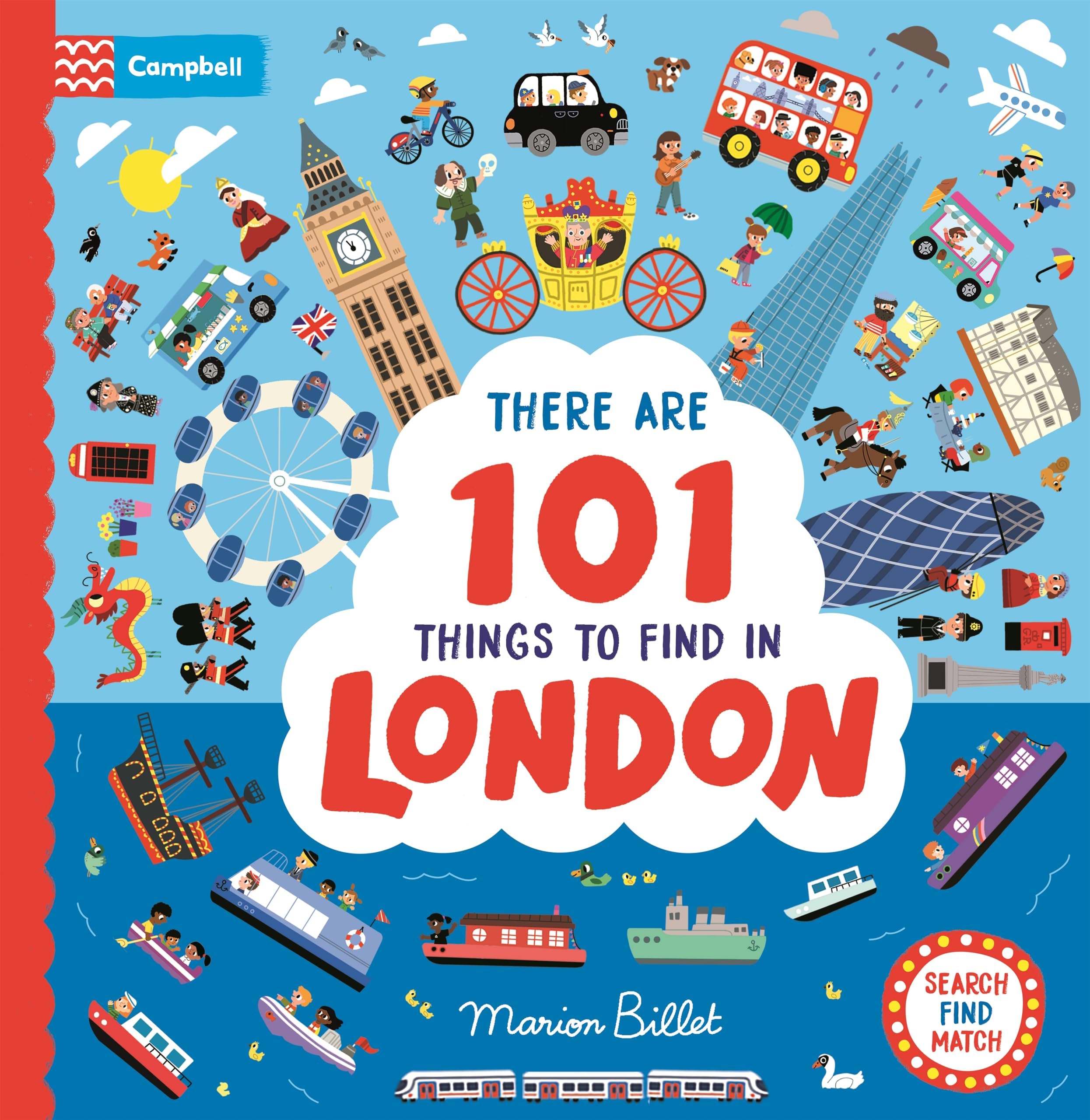 There Are 101 Things to Find in London: A Search and Find Book Board book – Picture Book, 23 Jan. 2020
