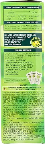 Miniatura 4 de Naturtint, Tinte permanente para el cabello castaño dorado, 5.6 onzas líquidas