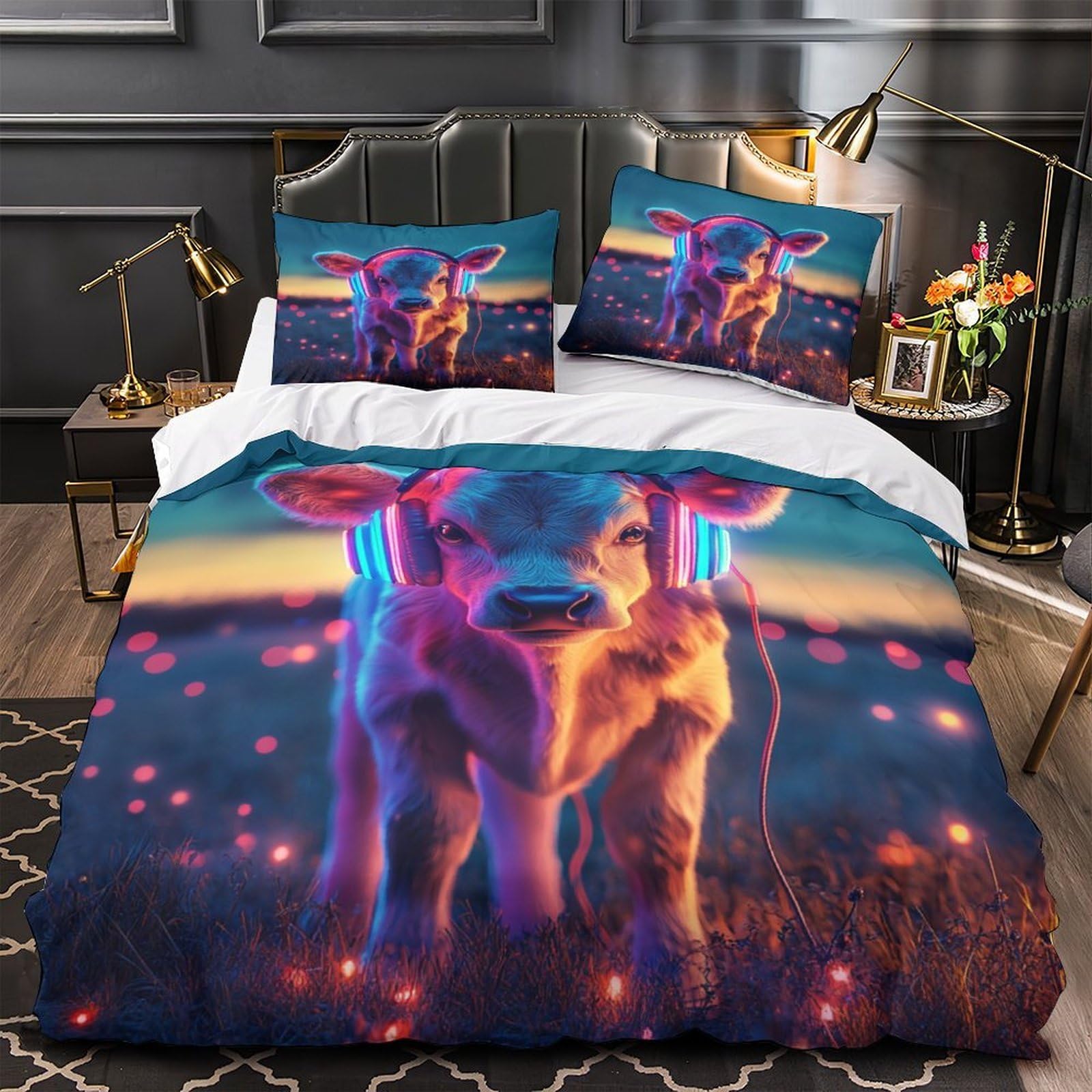 Housse de couette 260x220 cm parfaite pour la chambre des enfants et ados