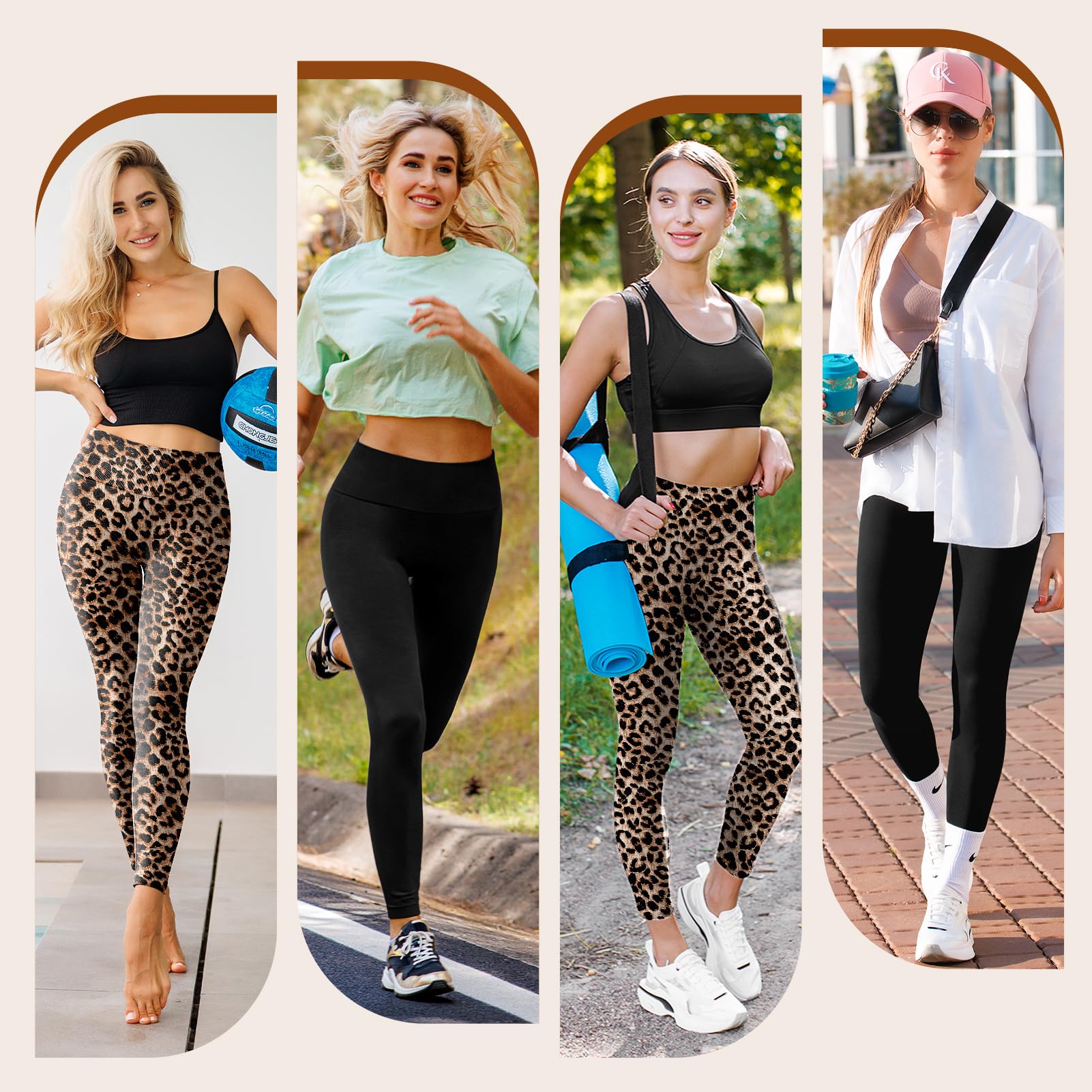 Legging taille haute doux pour femme, pantalon extensible pour femme, salle de sport